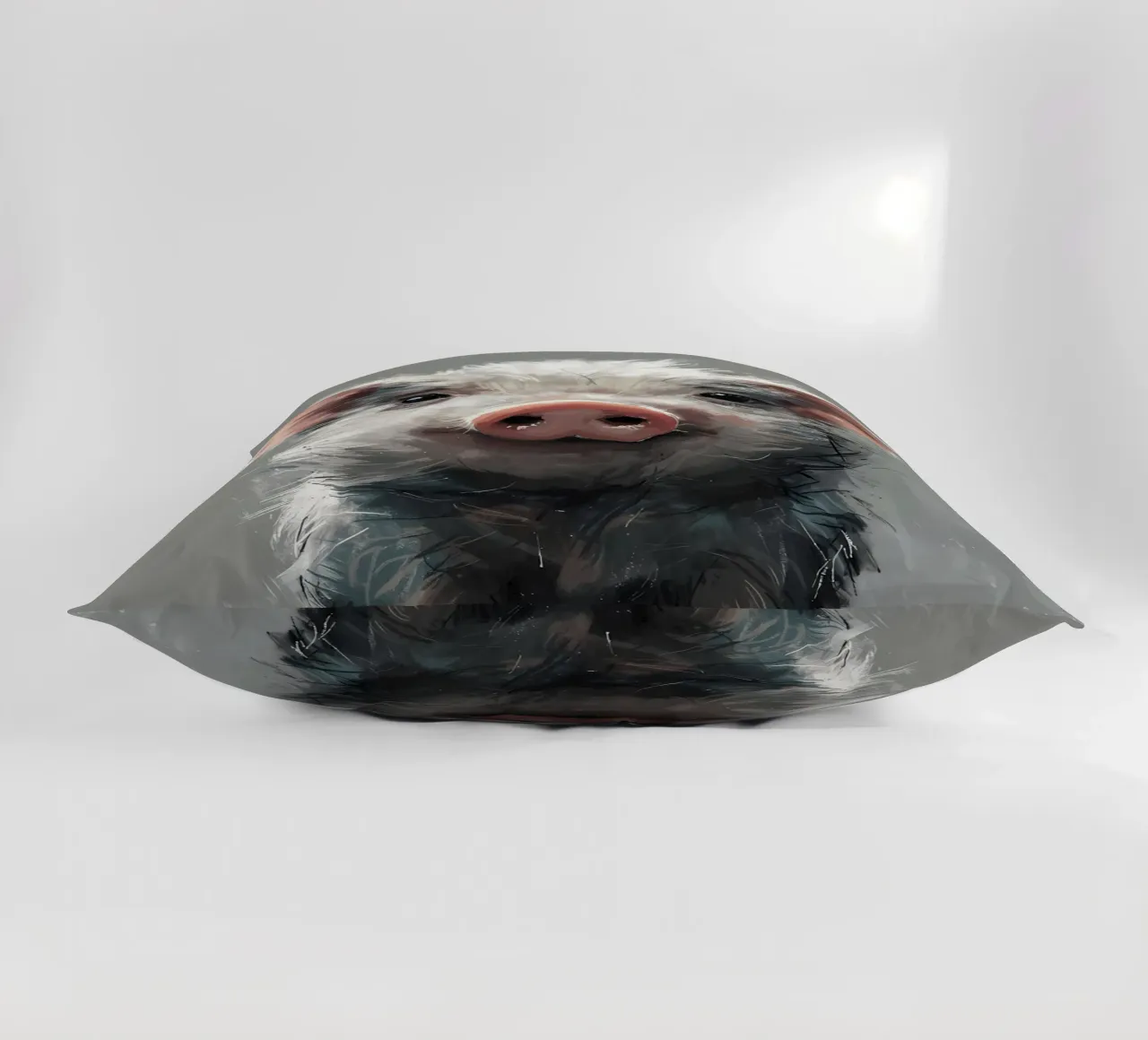 Charming Piglet Art decorative cushion by Manh beo