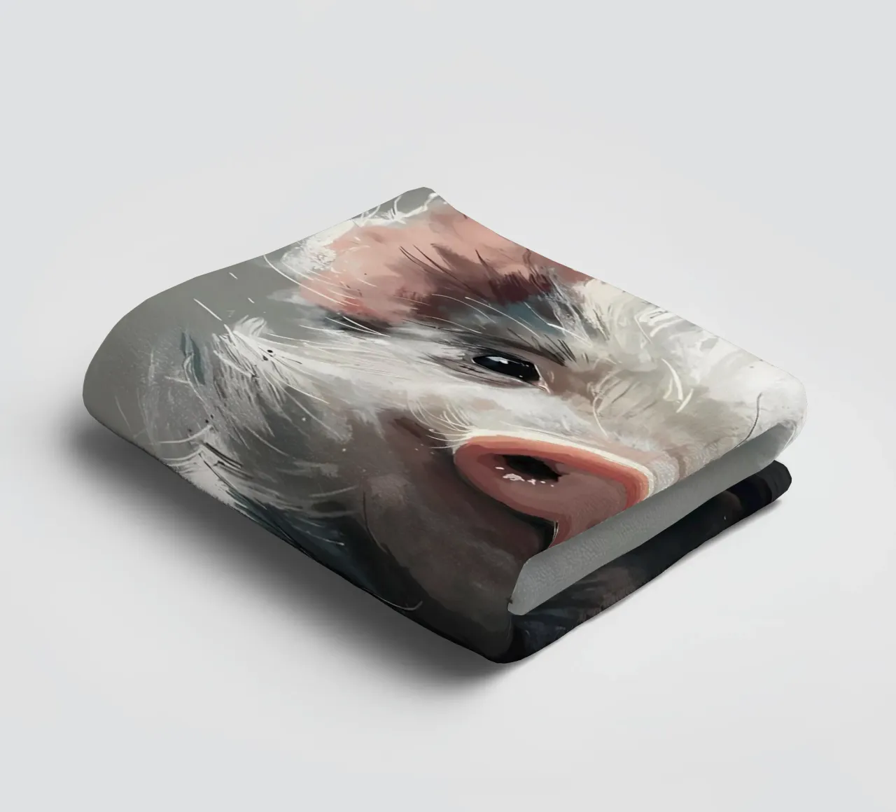 Charming Piglet Art towel by Manh beo