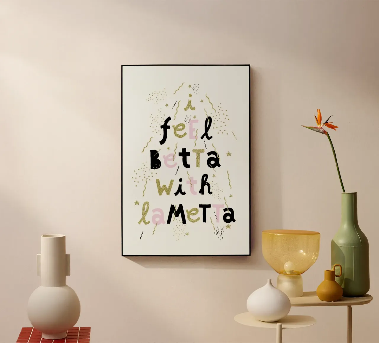 Betta Lametta plexiglass da typealive