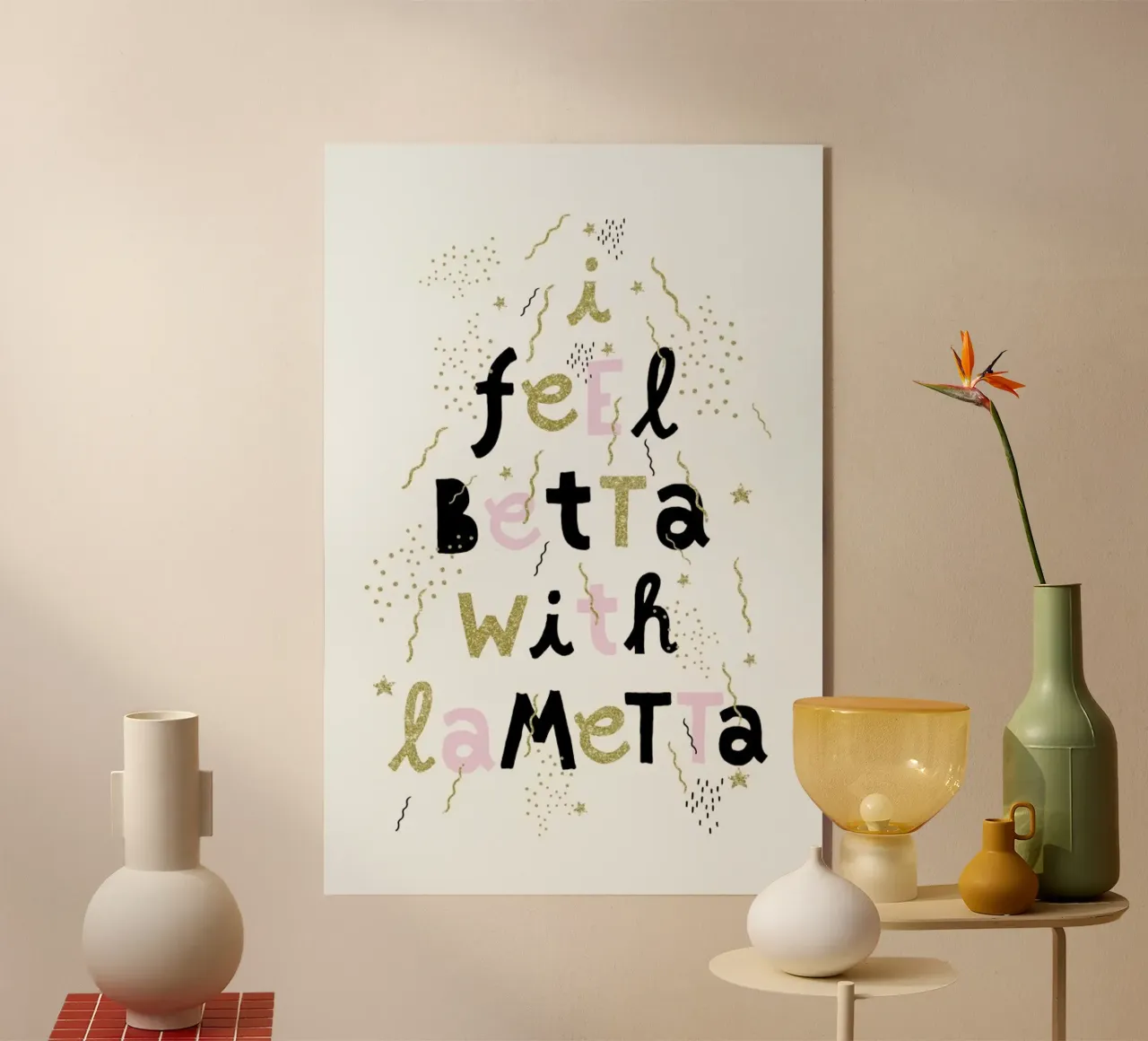 Betta Lametta plexiglass da typealive