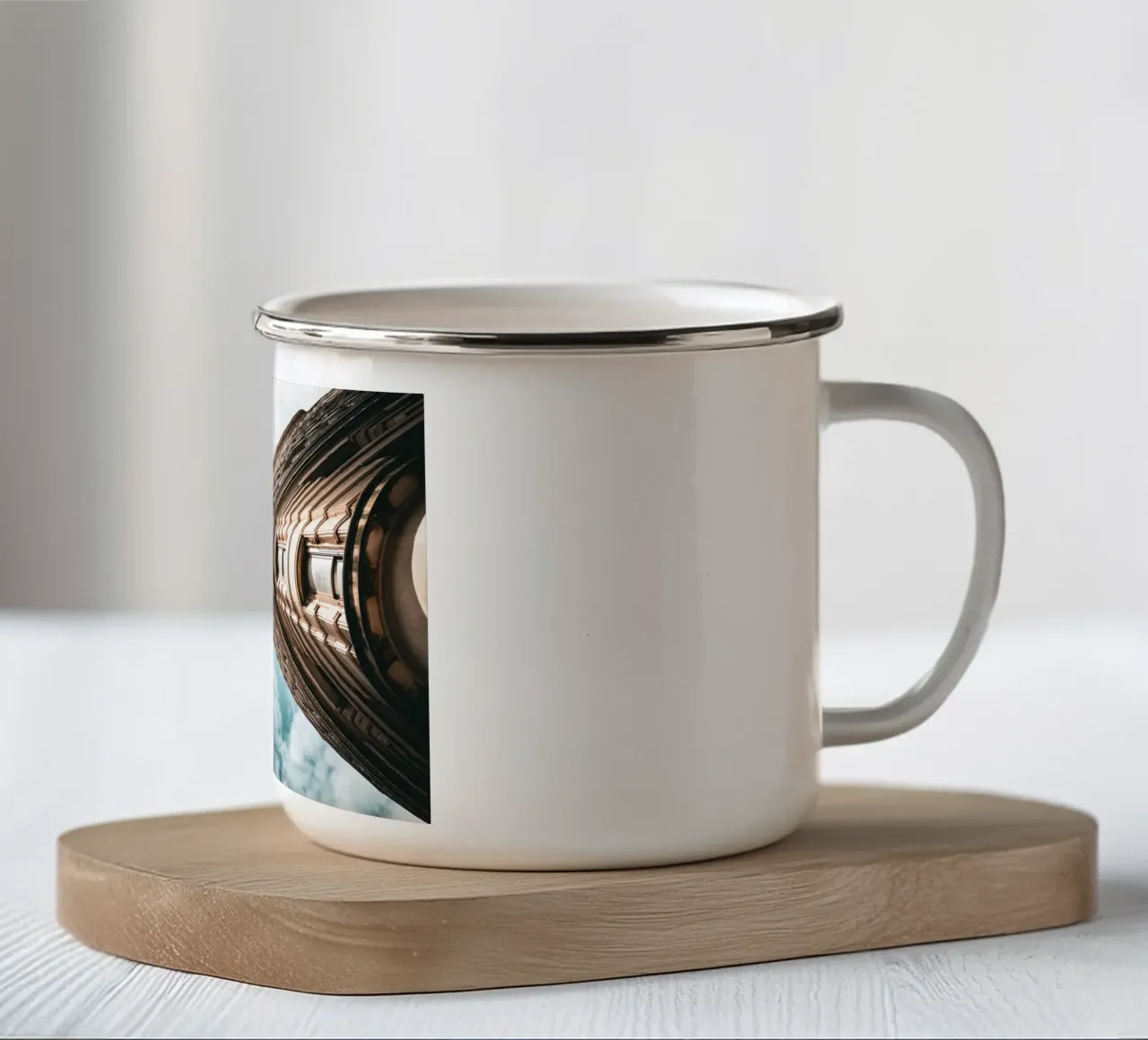 New York flatiron tazza in smalto da Flo Klein