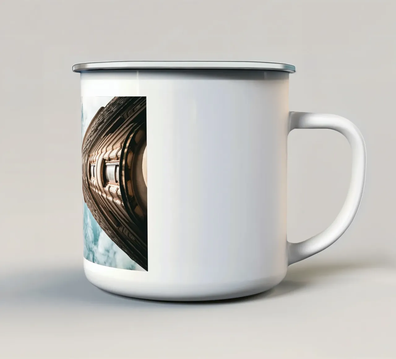 New York flatiron tazza in smalto da Flo Klein