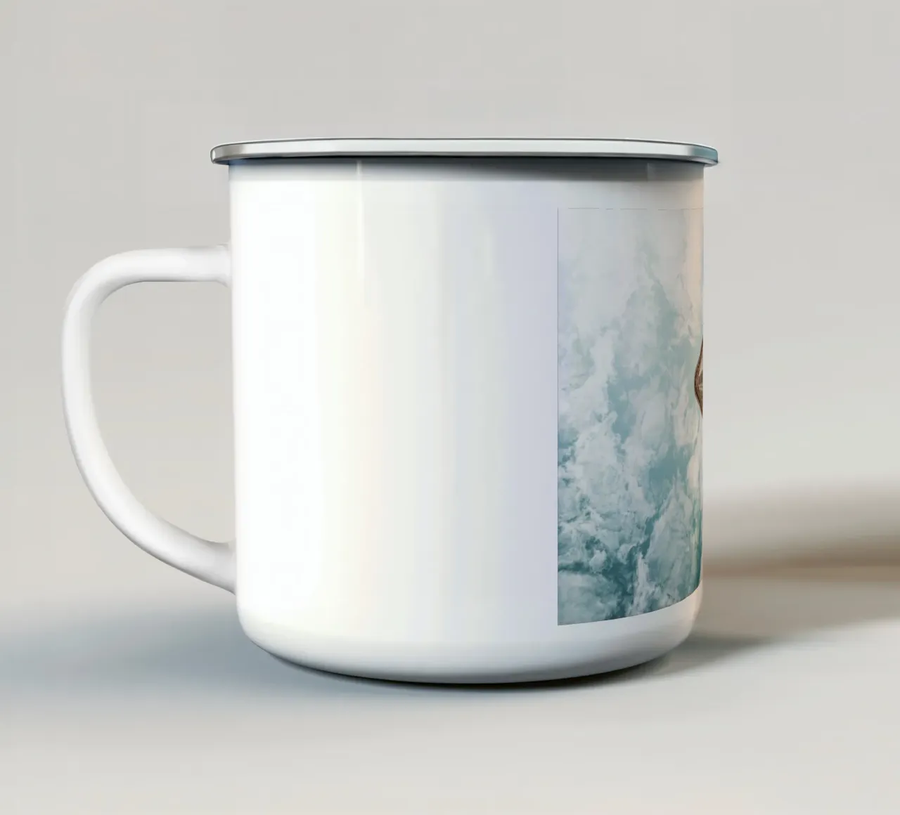 New York flatiron tazza in smalto da Flo Klein
