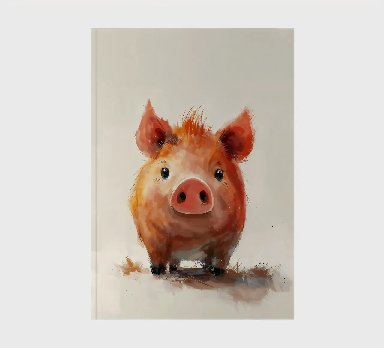 Charming Piglet notebook by Manh beo