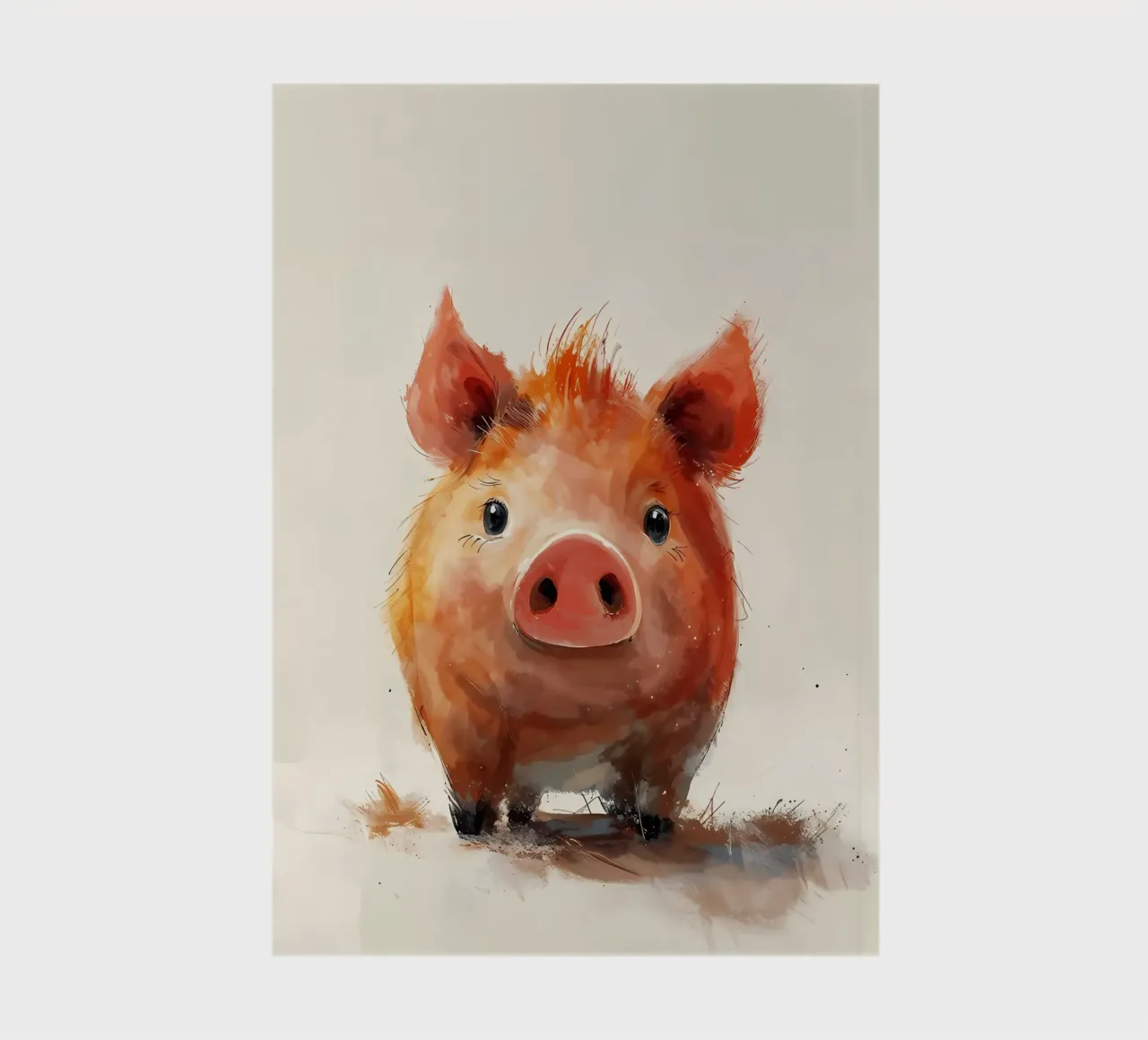 Charming Piglet notebook by Manh beo