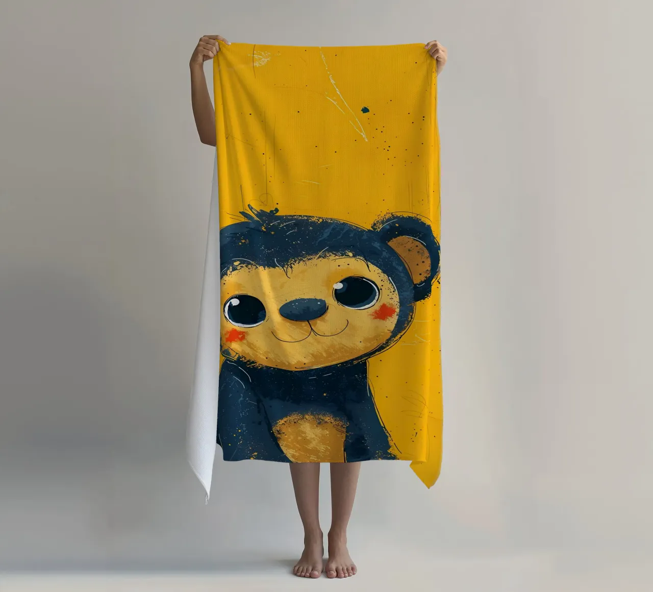 Cheeky Monkey Art_ Vibrant Mischief telo mare da Manh beo