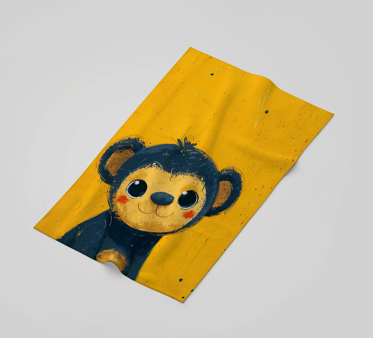 Cheeky Monkey Art_ Vibrant Mischief telo mare da Manh beo