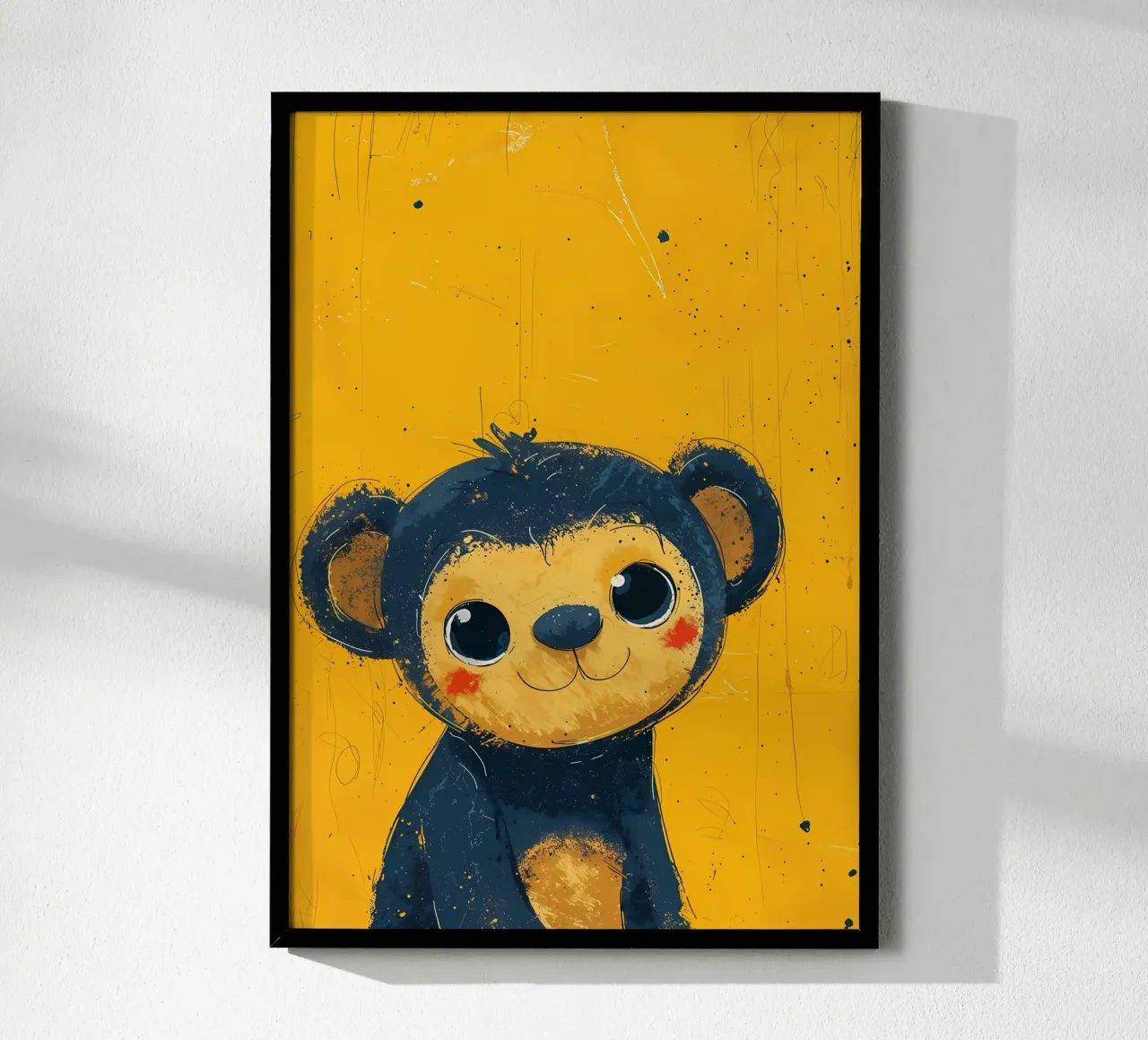 Cheeky Monkey Art_ Vibrant Mischief carta hahnemühle da Manh beo