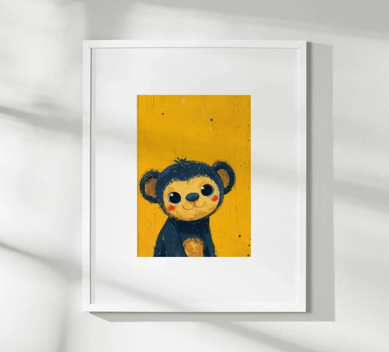 Cheeky Monkey Art_ Vibrant Mischief carta hahnemühle da Manh beo