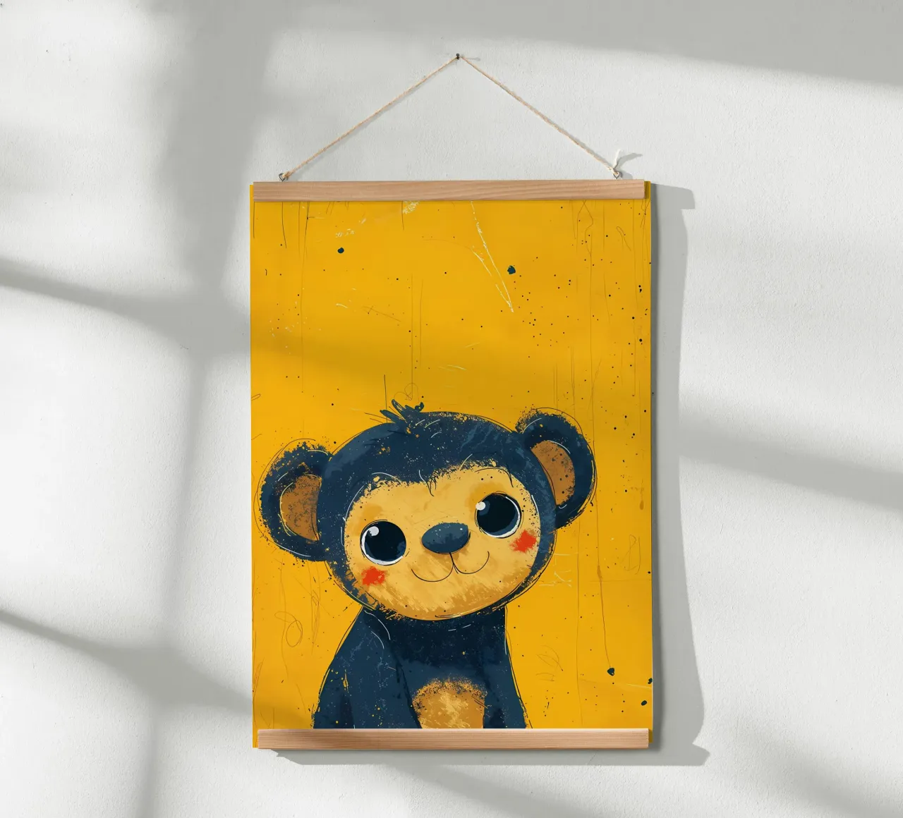 Cheeky Monkey Art_ Vibrant Mischief carta hahnemühle da Manh beo