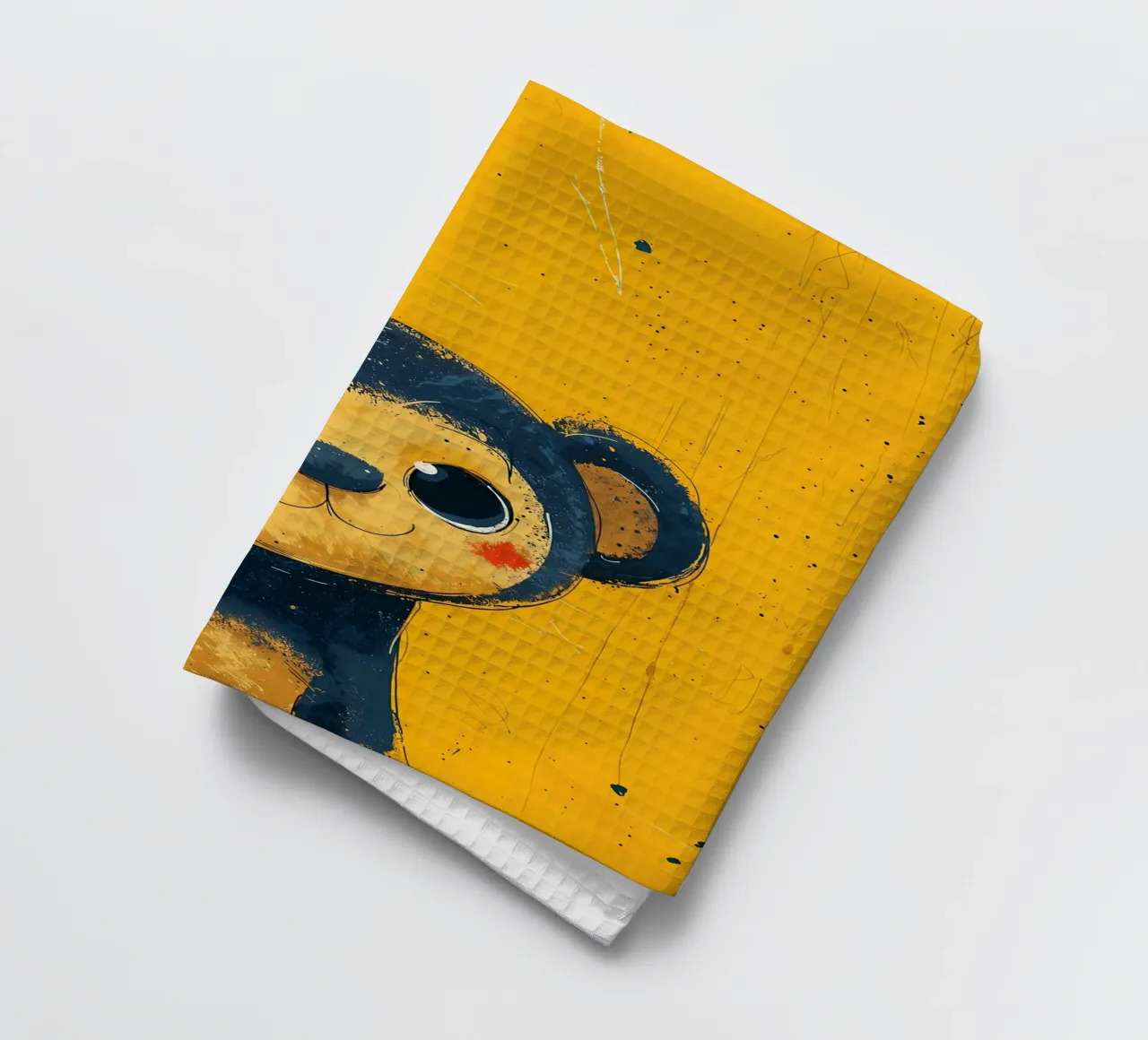 Cheeky Monkey Art_ Vibrant Mischief canovaccio da cucina da Manh beo