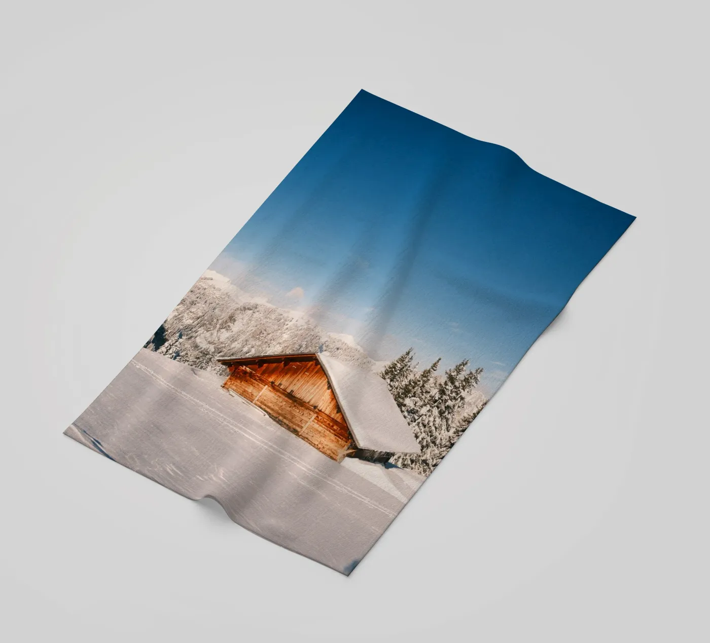 Winter Alpine Cabin telo mare da FujiSwiss