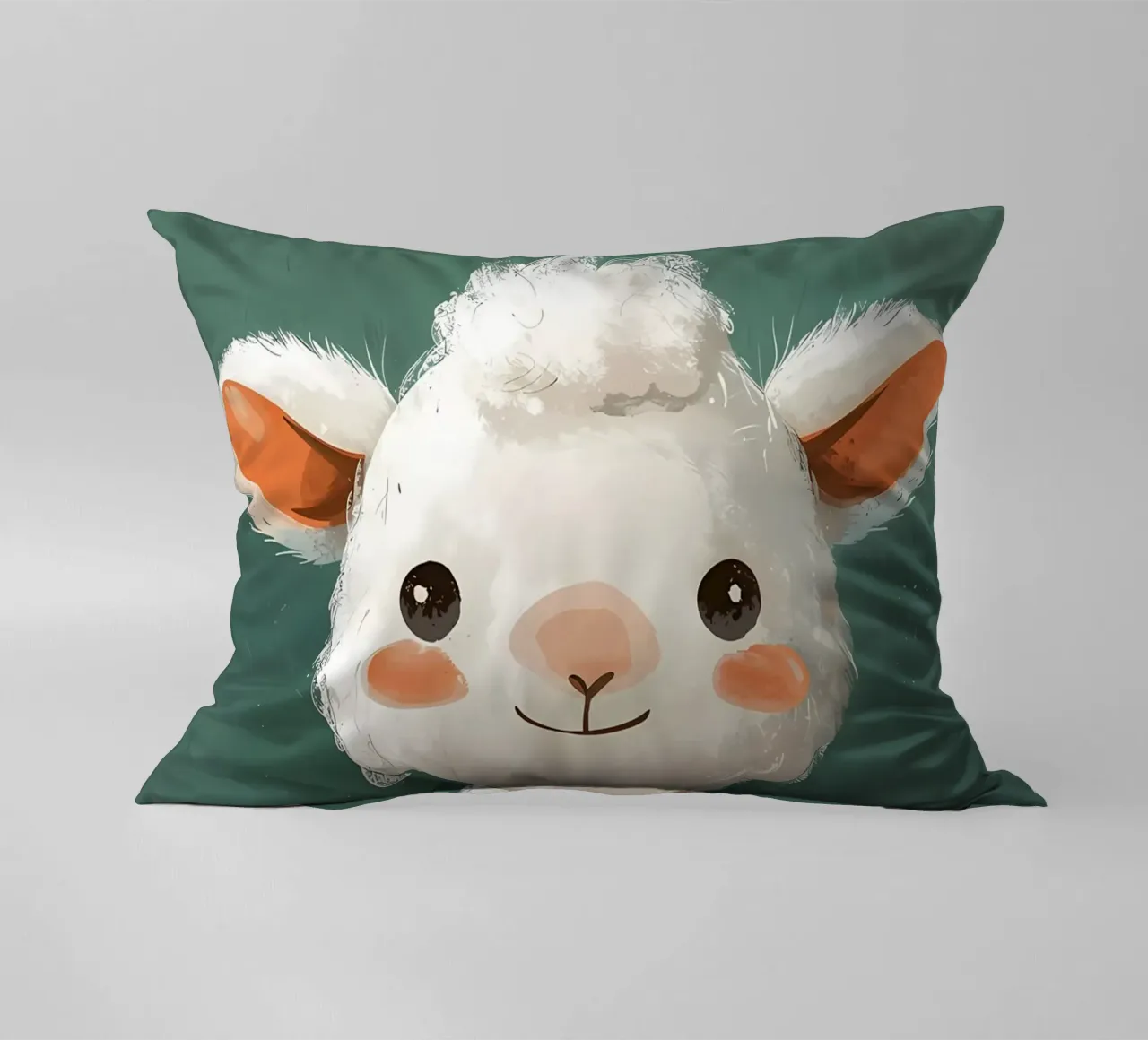 Allegro ritratto di alpaca cuscino da Manh beo