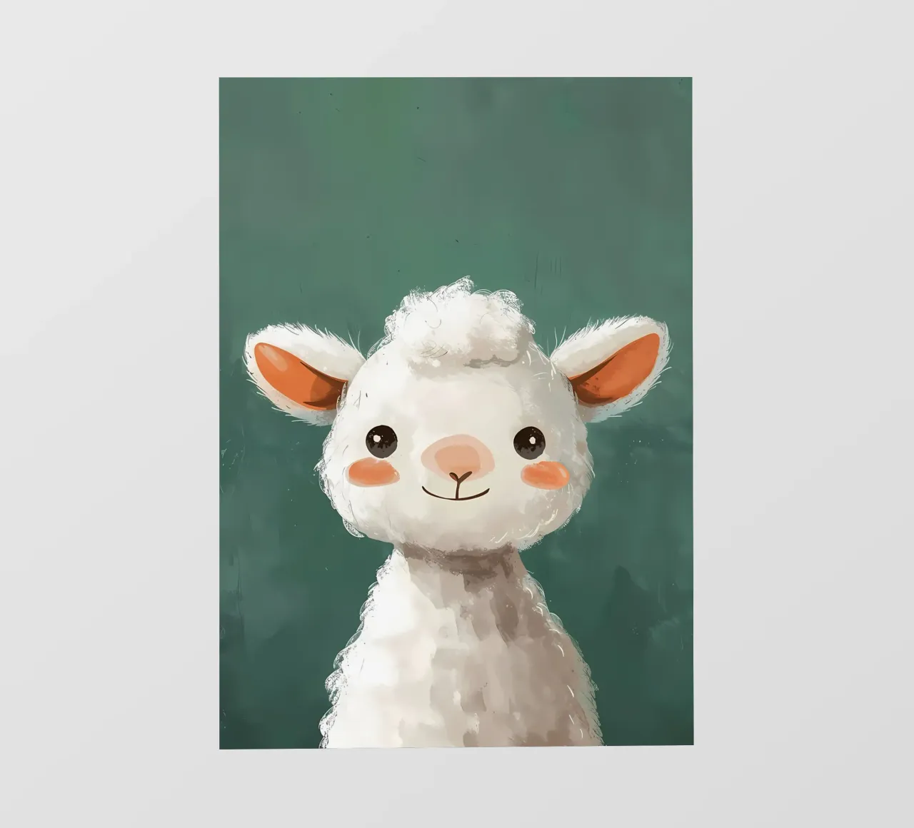 Allegro ritratto di alpaca telo in pvc da Manh beo