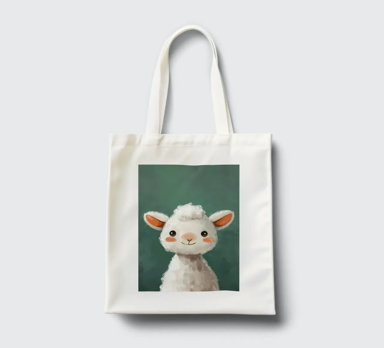 Allegro ritratto di alpaca borsa in juta da Manh beo