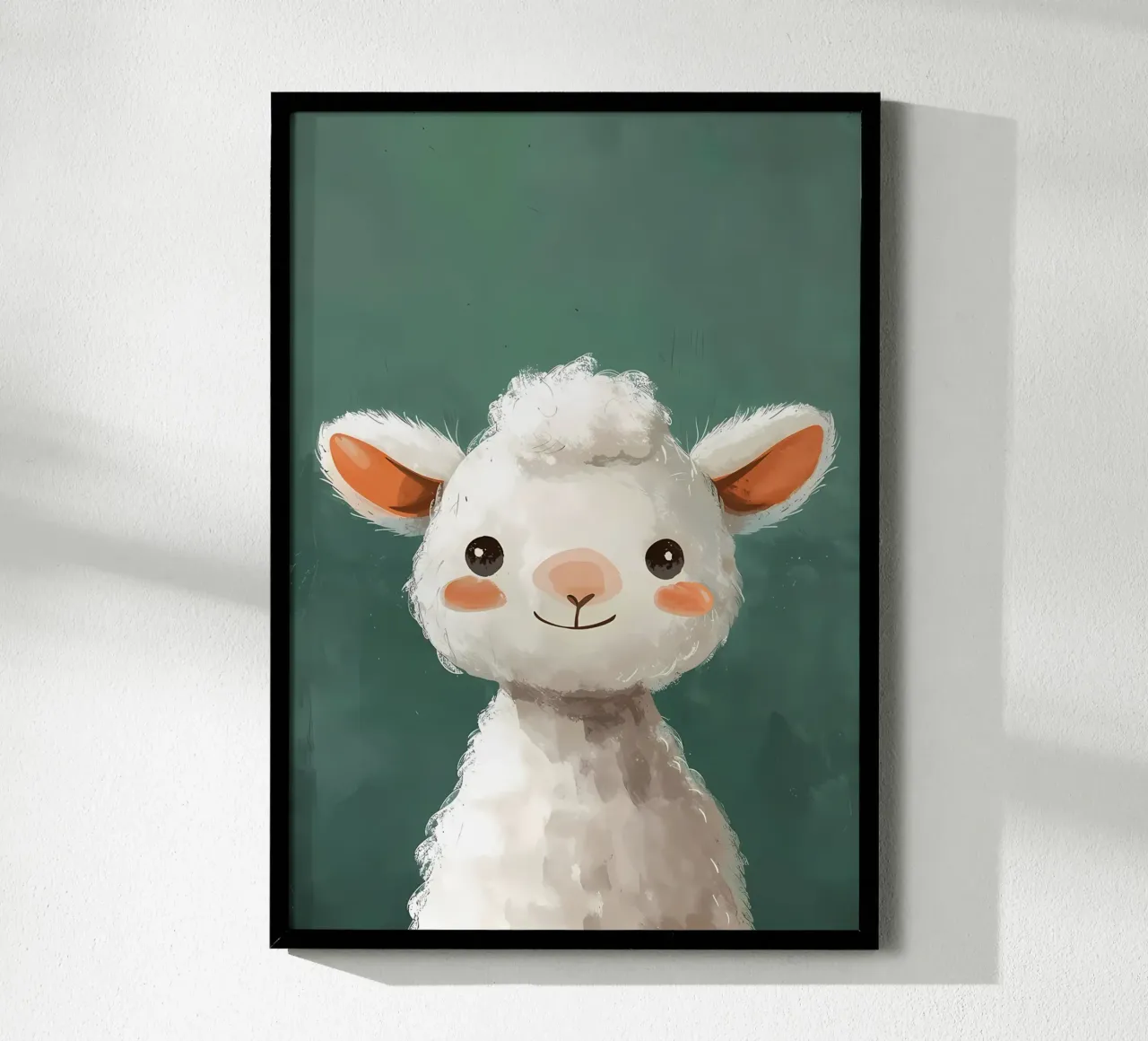 Allegro ritratto di alpaca poster da Manh beo