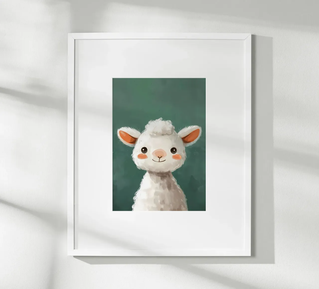 Allegro ritratto di alpaca poster da Manh beo