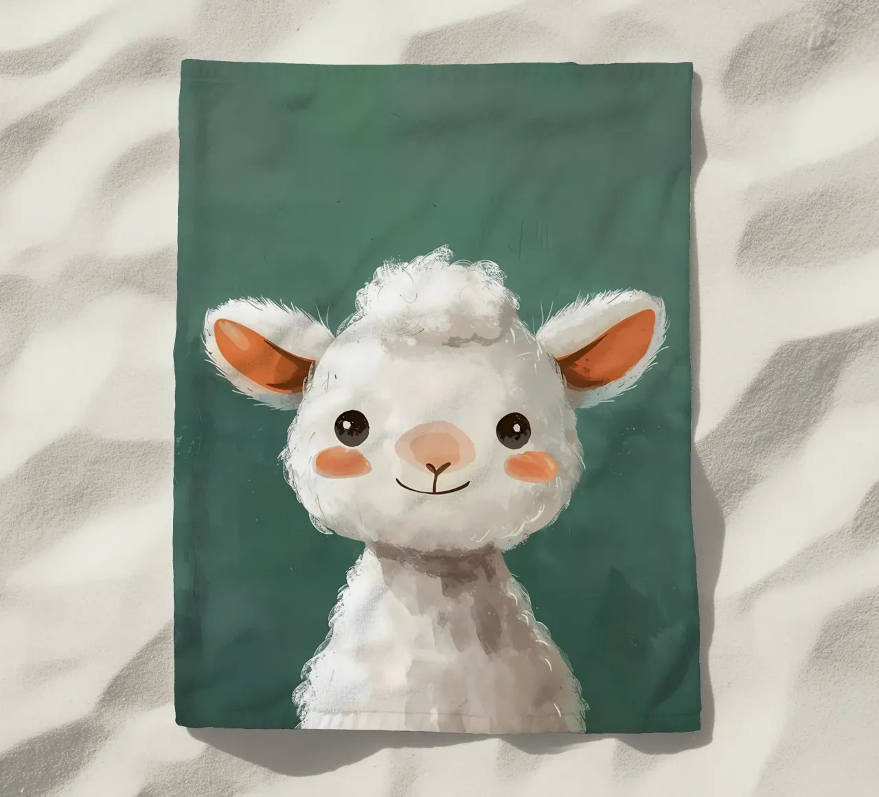 Allegro ritratto di alpaca telo mare da Manh beo
