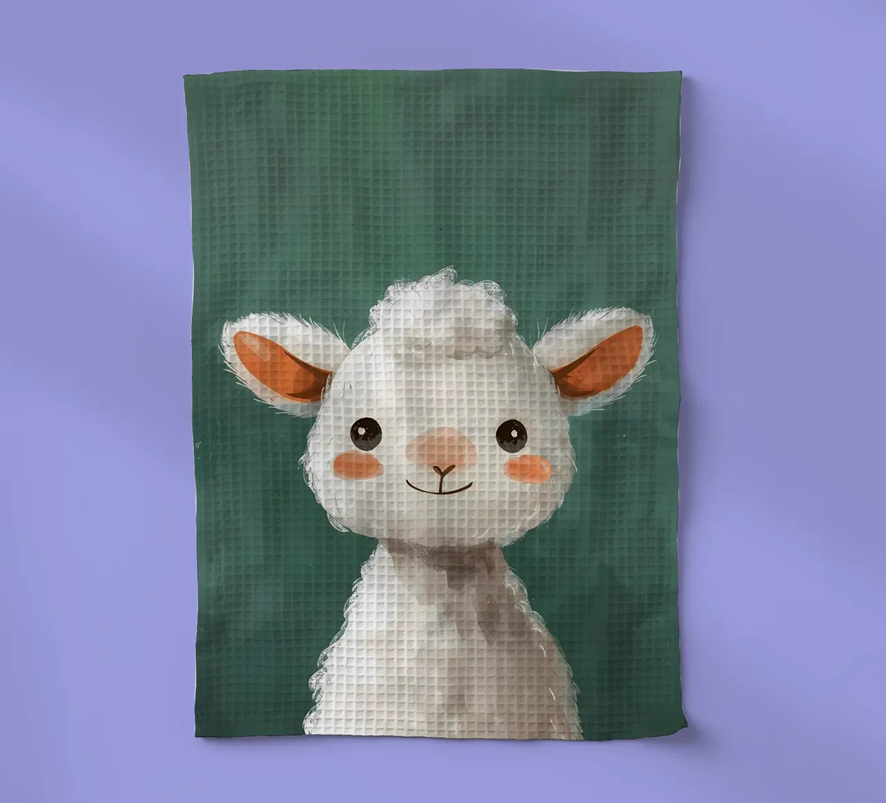 Allegro ritratto di alpaca canovaccio da cucina da Manh beo