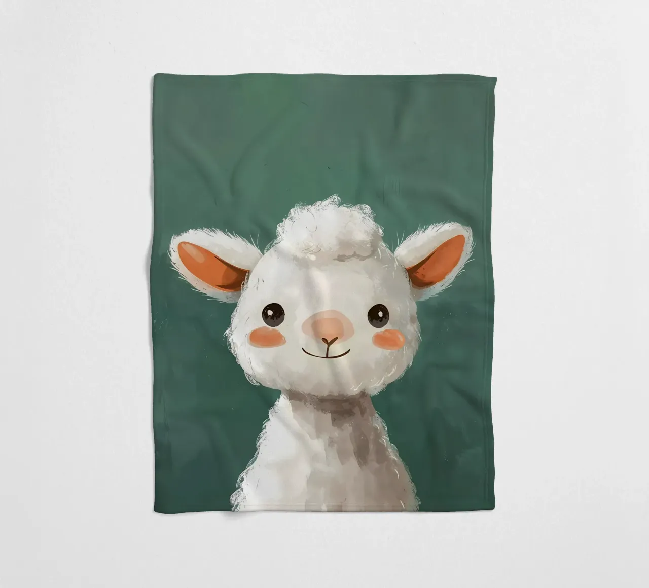 Allegro ritratto di alpaca coperta in pile da Manh beo