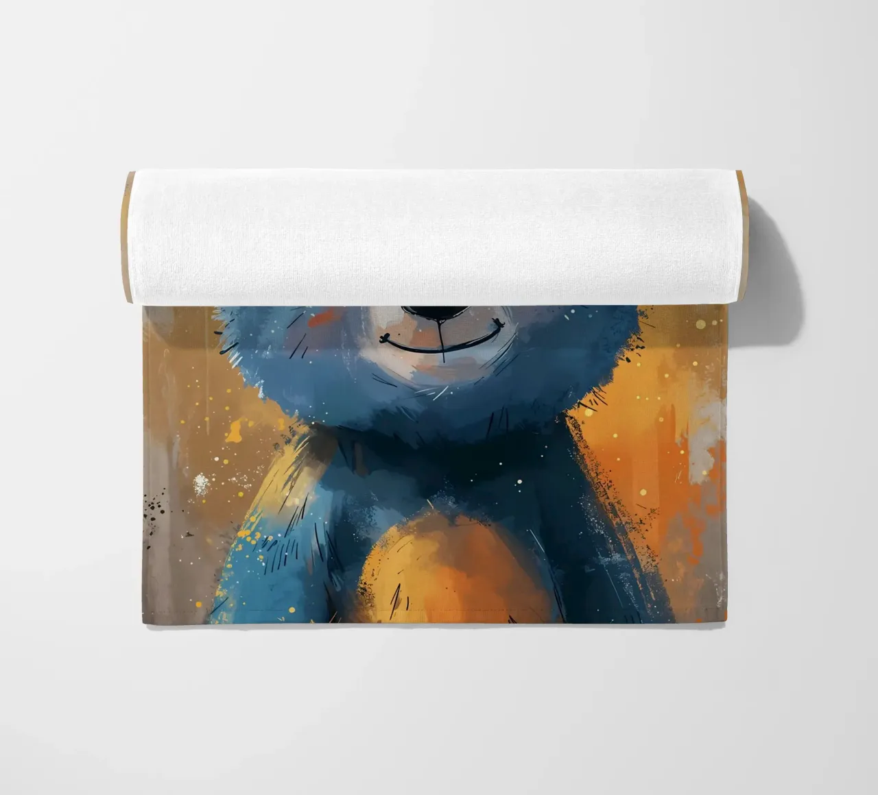 Orso blu allegro telo mare da Manh beo