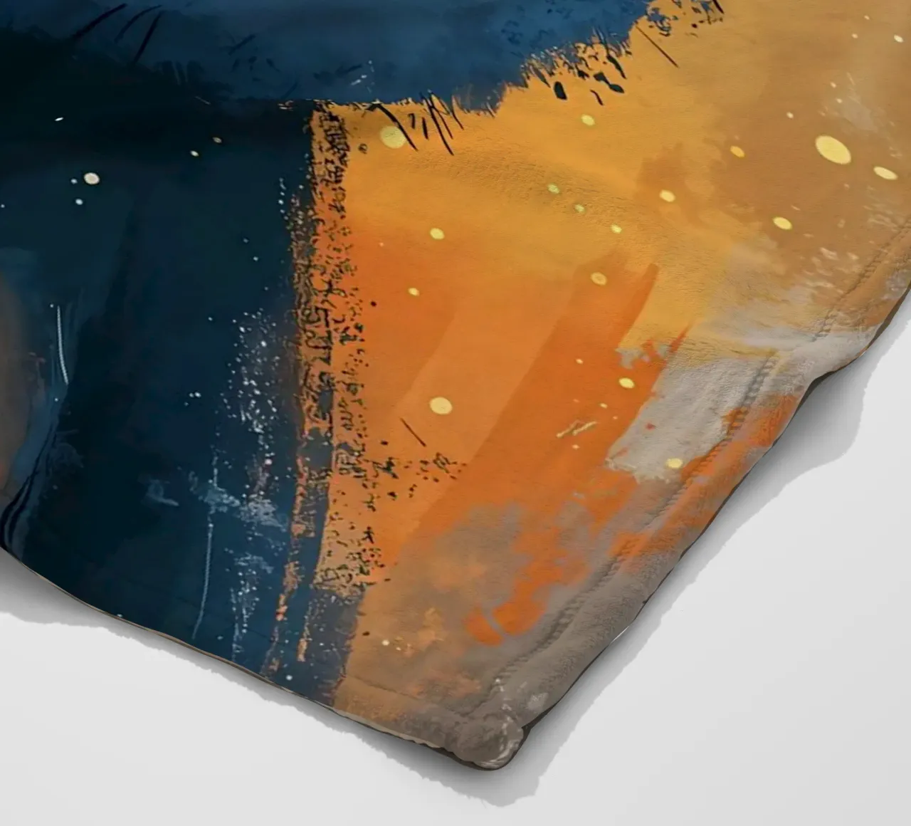 Orso blu allegro coperta in pile da Manh beo