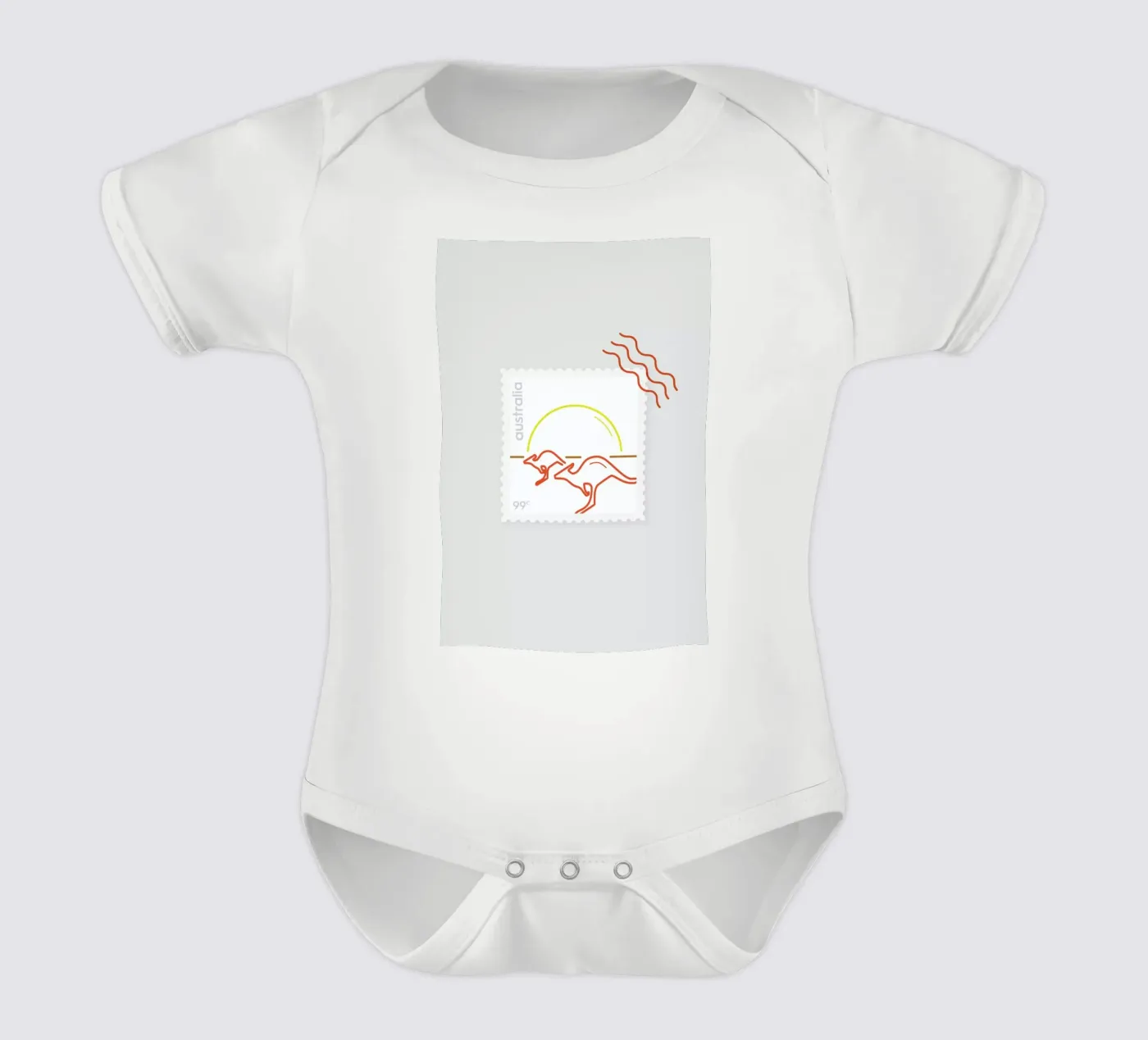 Outback Kurzarm Babybody von Dean Smith