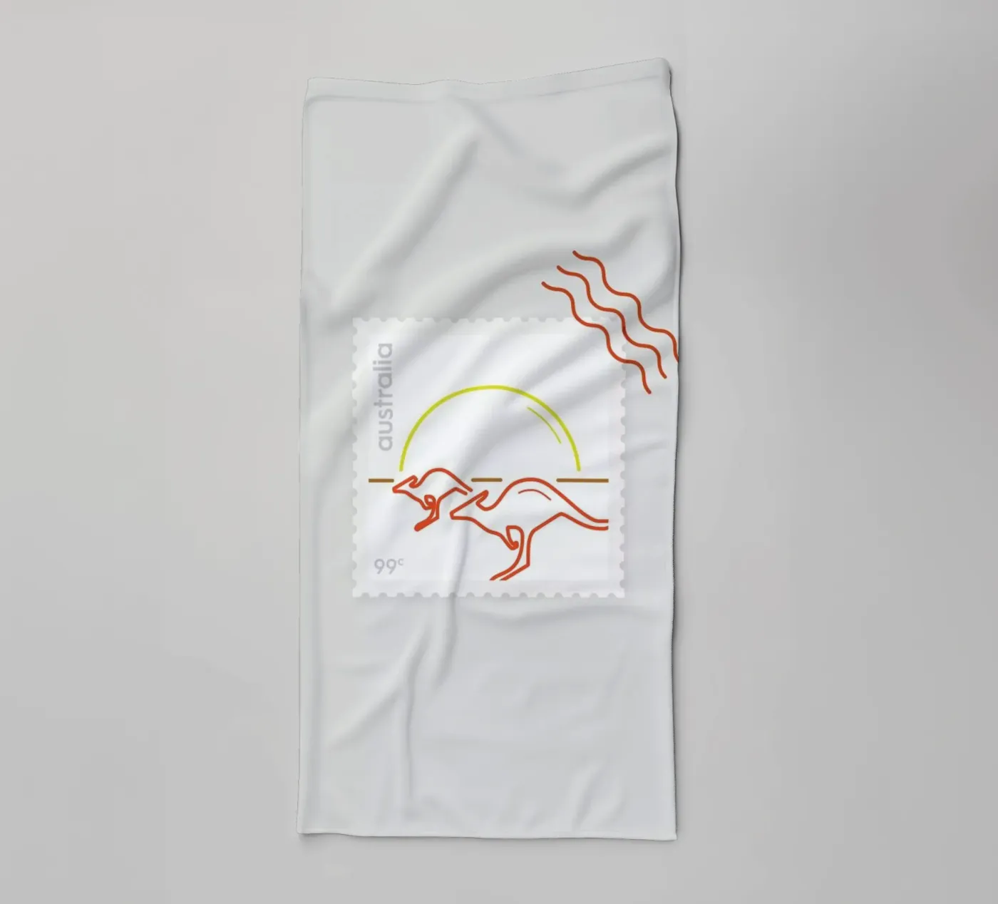 Outback towel by Dean Smith