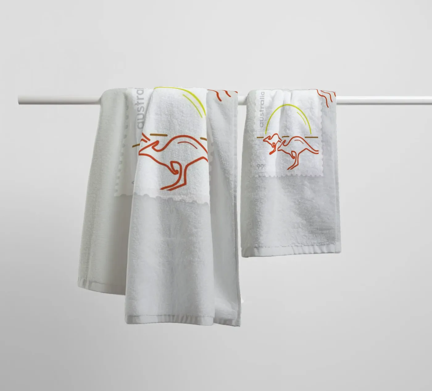 Outback towel by Dean Smith
