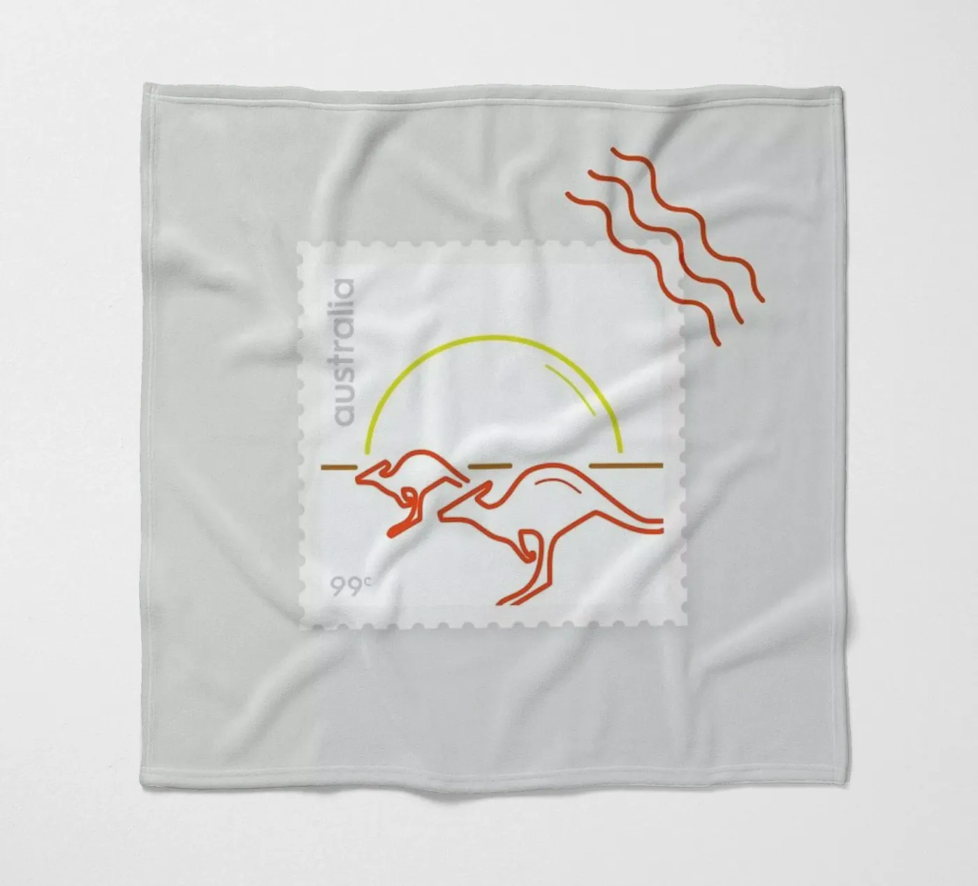 Outback Fleecedecke von Dean Smith