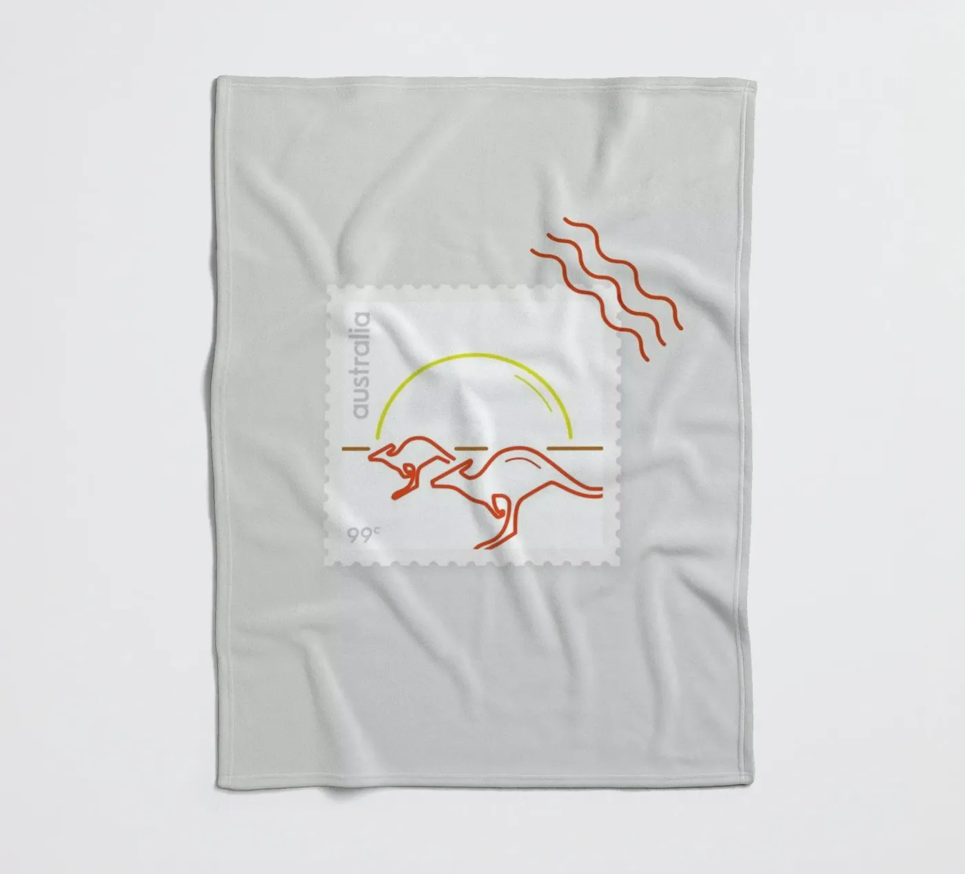 Outback Fleecedecke von Dean Smith