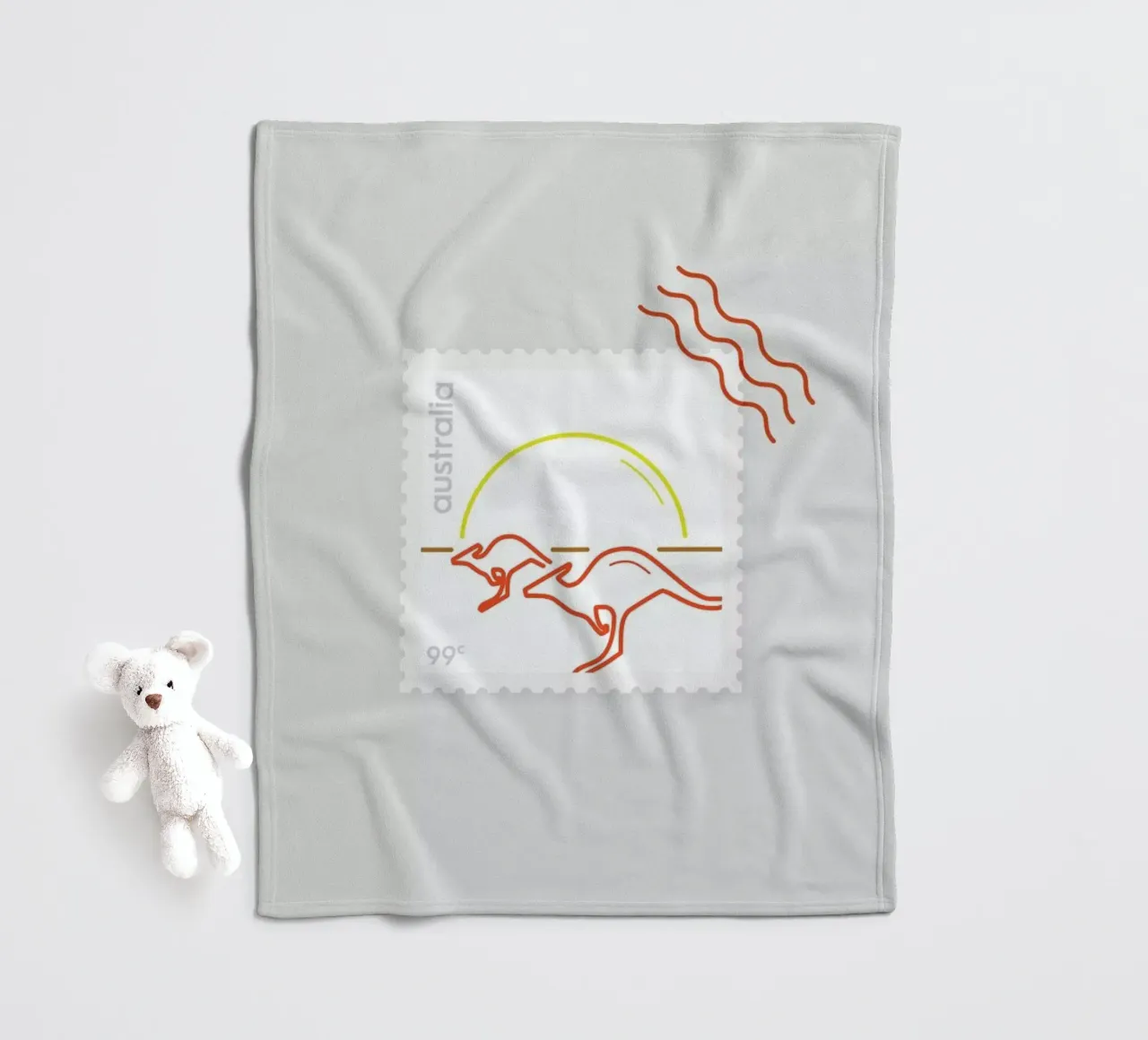 Outback fleecedeken van Dean Smith