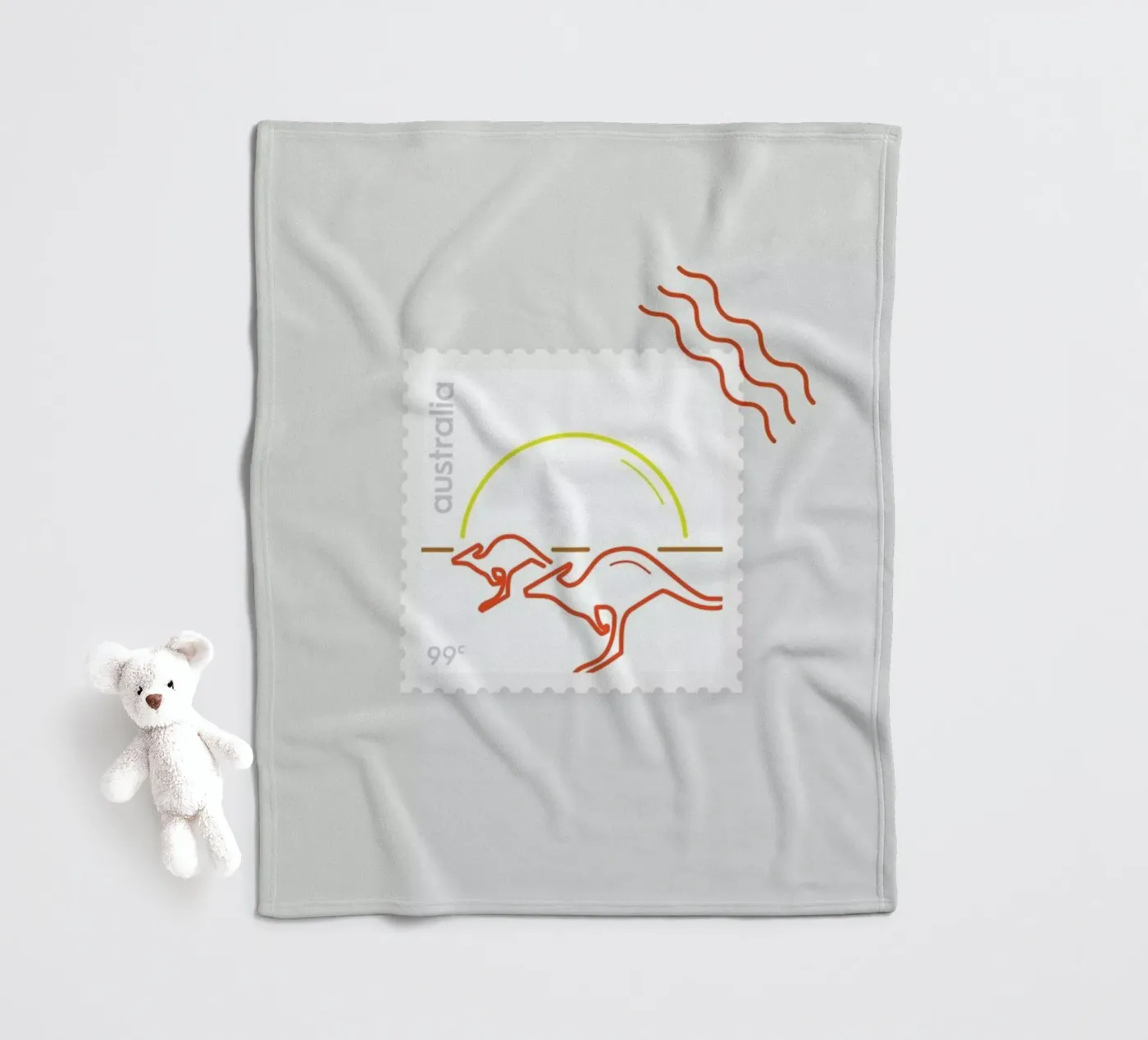 Outback Fleecedecke von Dean Smith