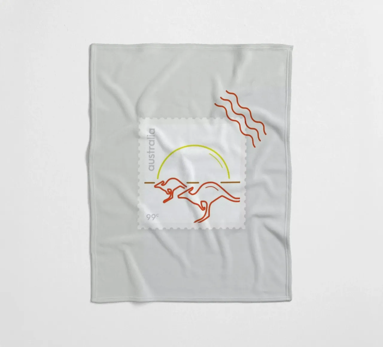 Outback fleecedeken van Dean Smith