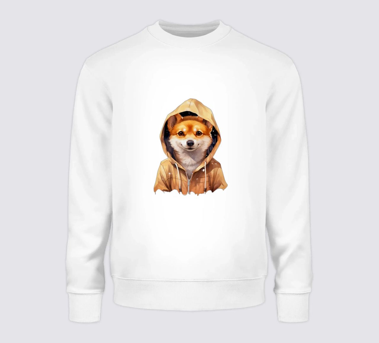 Dingo de acuarela con capucha sudadera de Animal Portraits