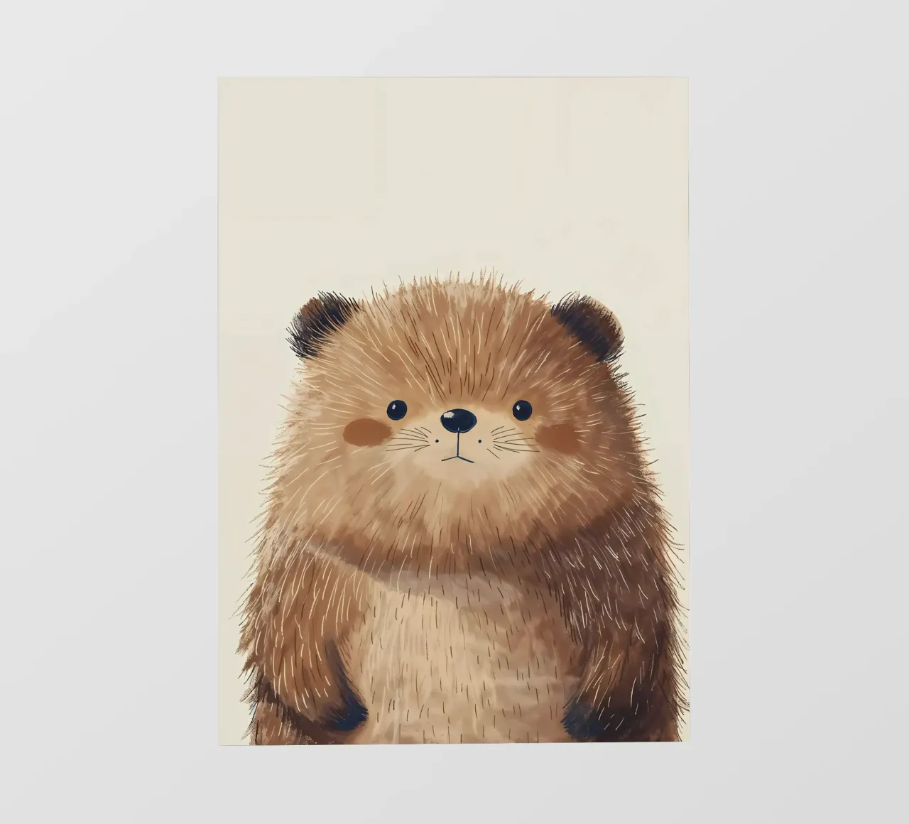 Chubby Cheeked Critter pvc cover by Manh beo