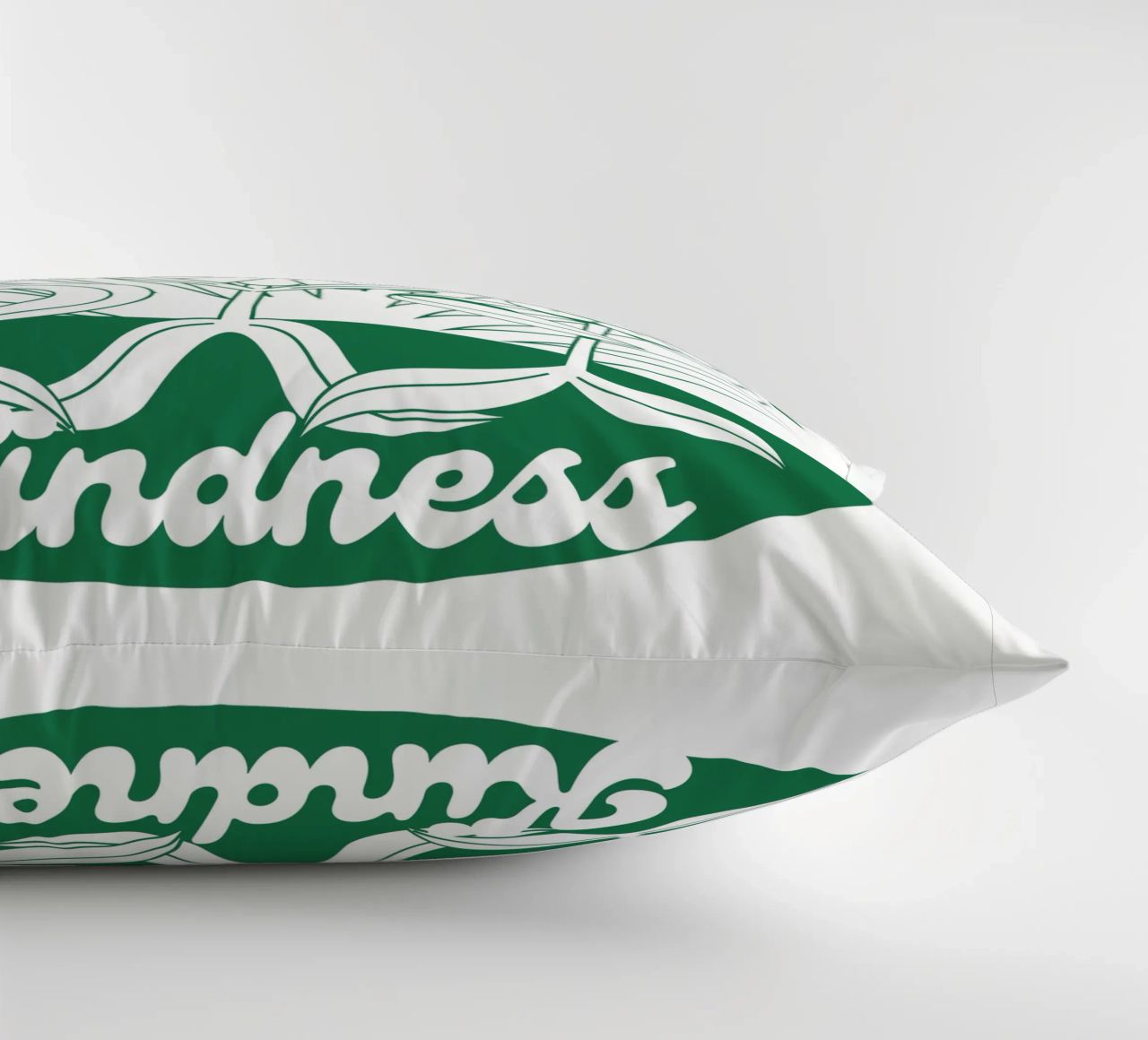 Trattare le persone con gentilezza - Positives Retro-Design cuscino da Studio Mooodz