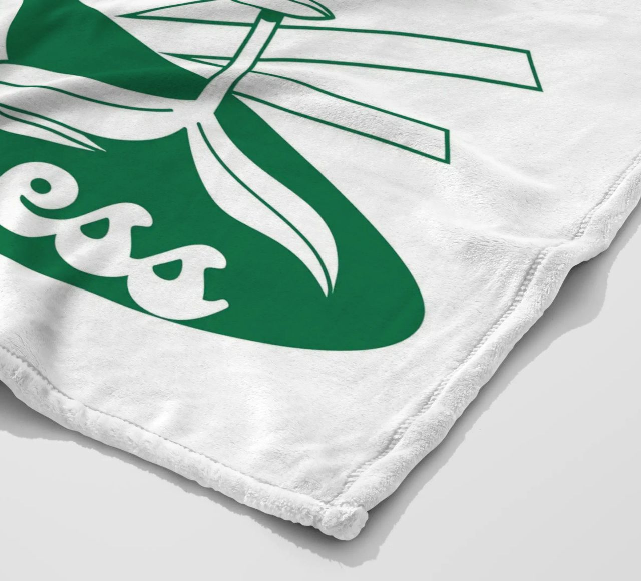Trattare le persone con gentilezza - Positives Retro-Design coperta in pile da Studio Mooodz