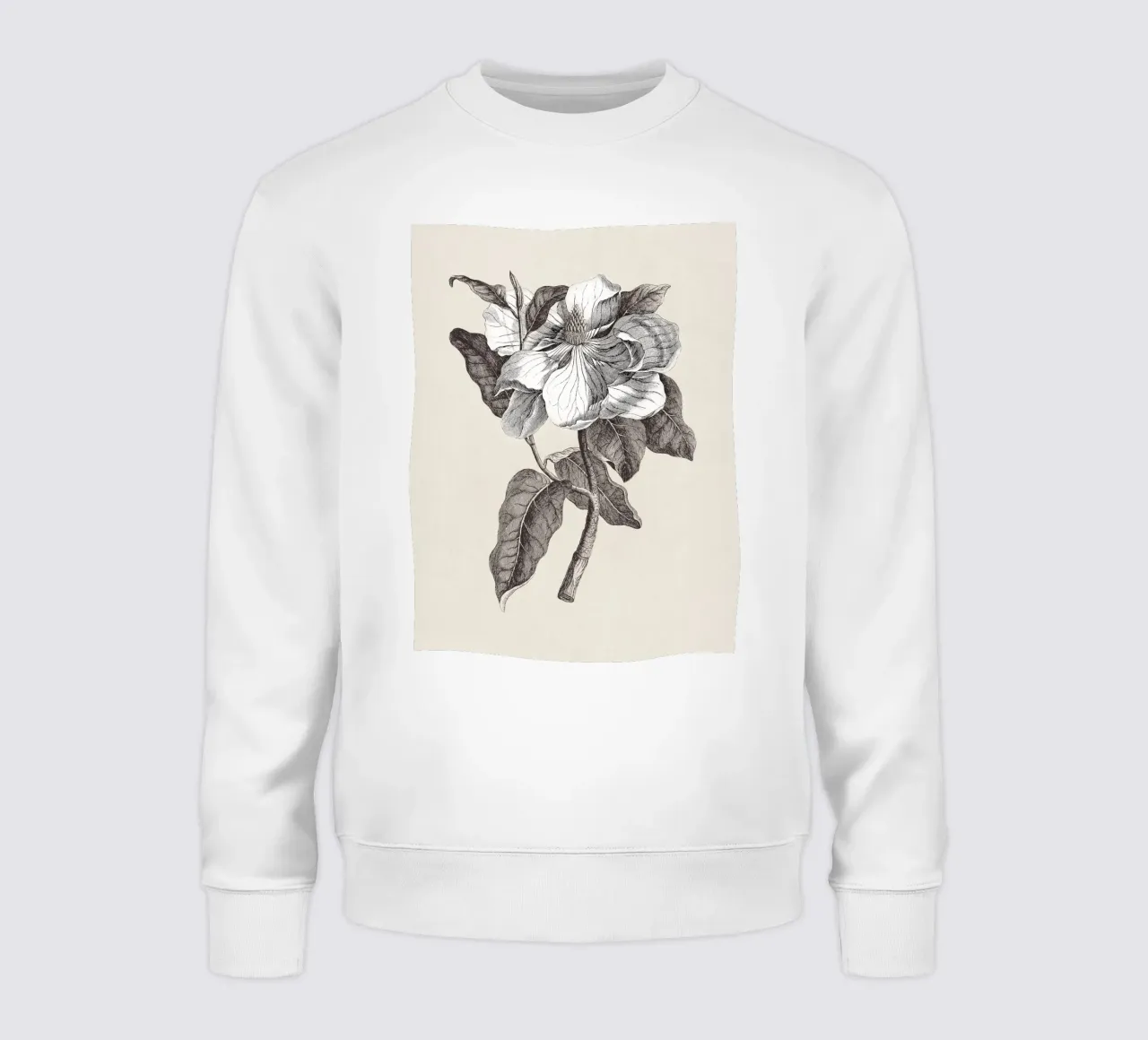 Magnolia Sketch no. 1 felpa da apoloprints