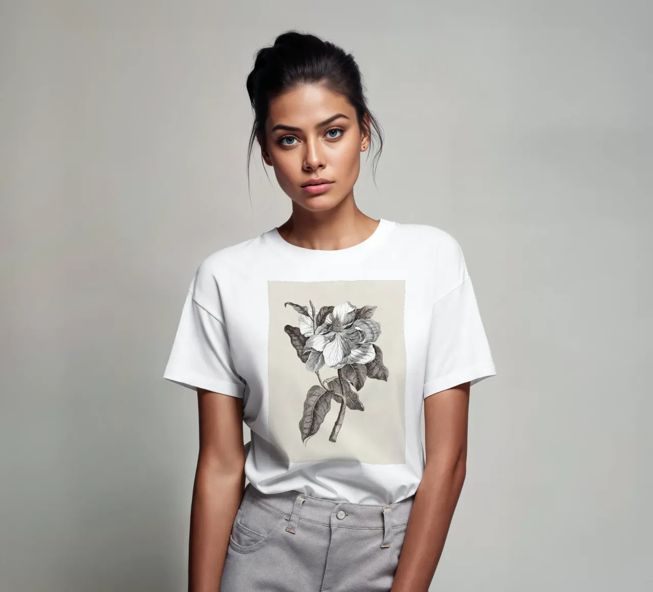 Magnolia Sketch no. 1 t-shirt da apoloprints