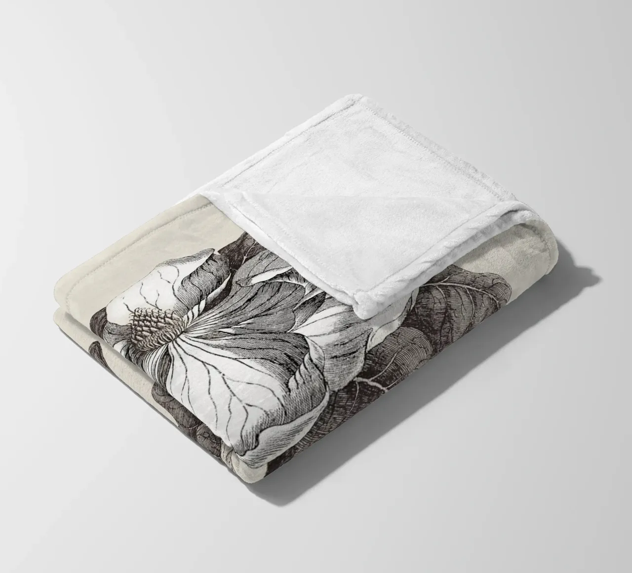 Magnolia Sketch no. 1 coperta in pile da apoloprints