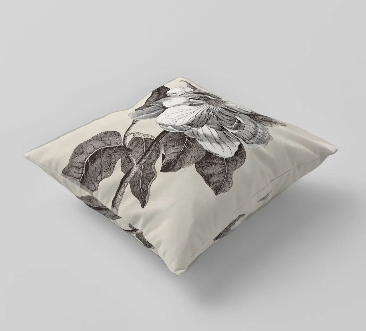 Magnolia Sketch no. 1 cuscino da apoloprints