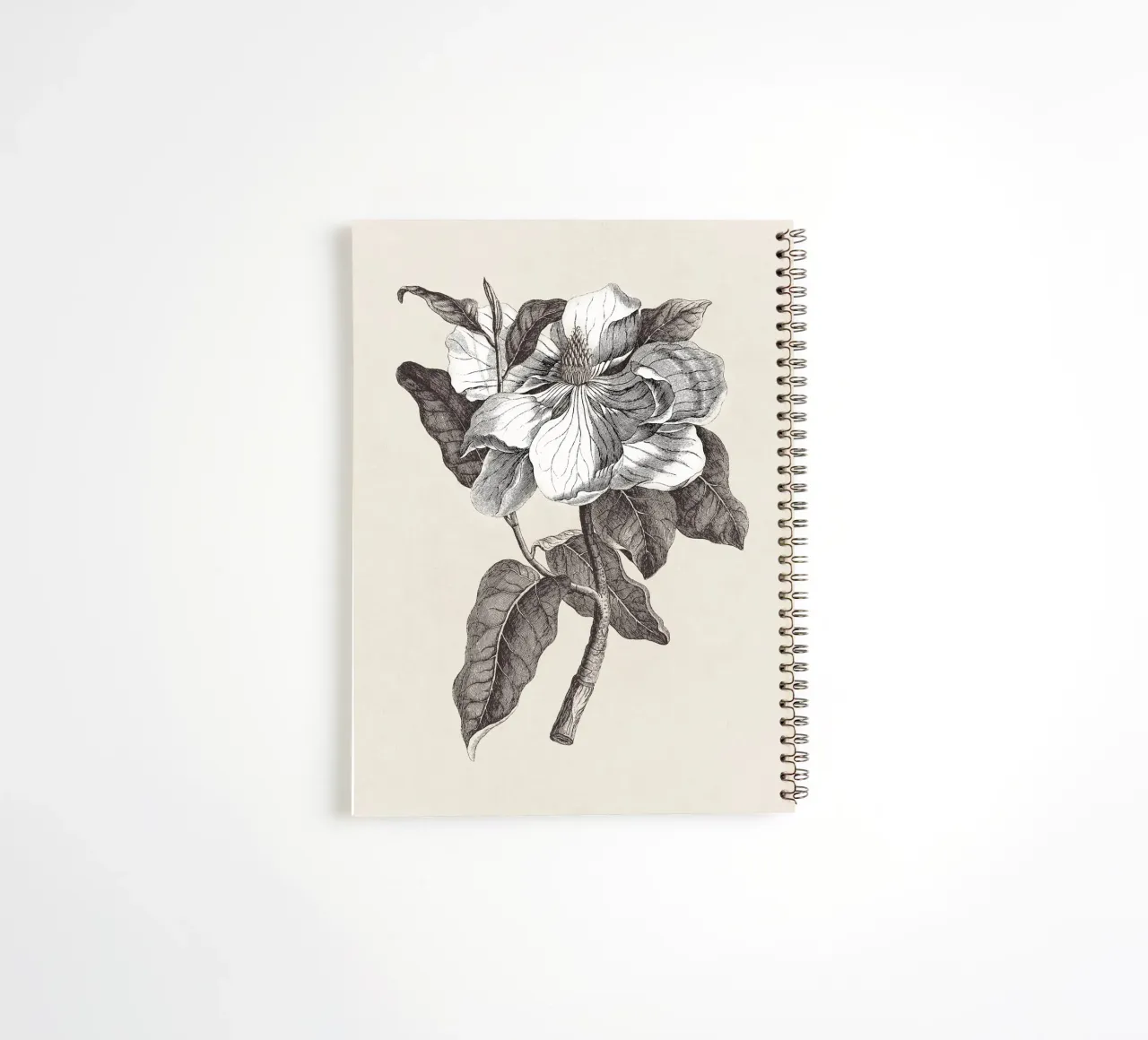 Magnolia Sketch no. 1 spiral notebook by apoloprints