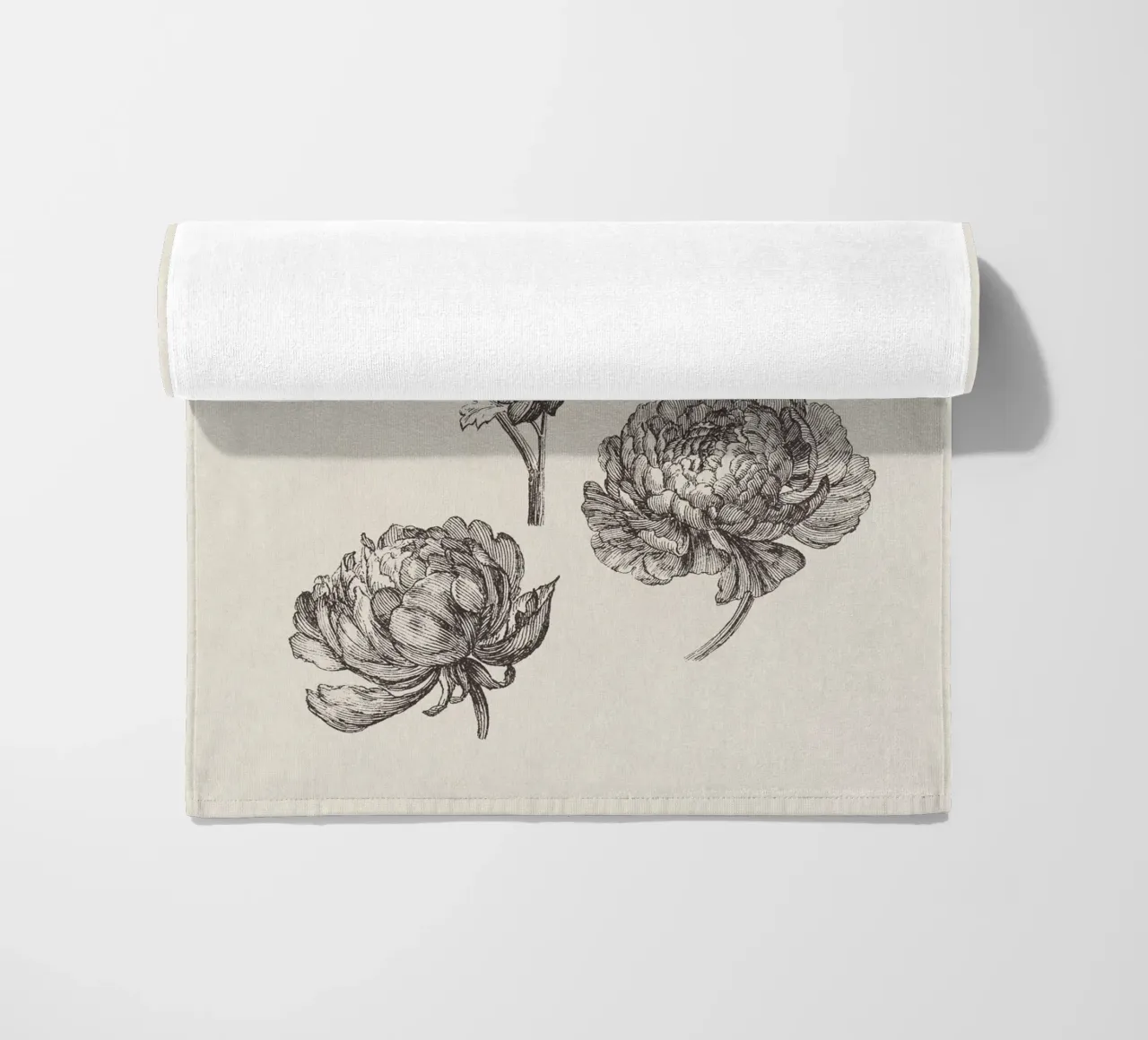 Peonies Sketch no. 1 telo mare da apoloprints