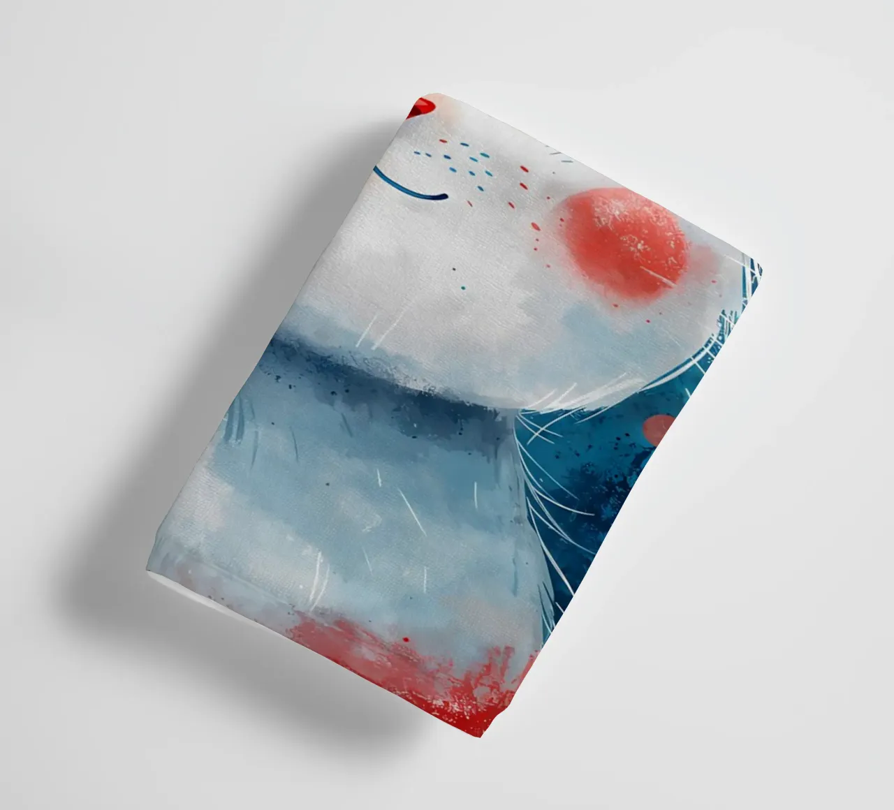Colorful Cat Art towel by Manh beo