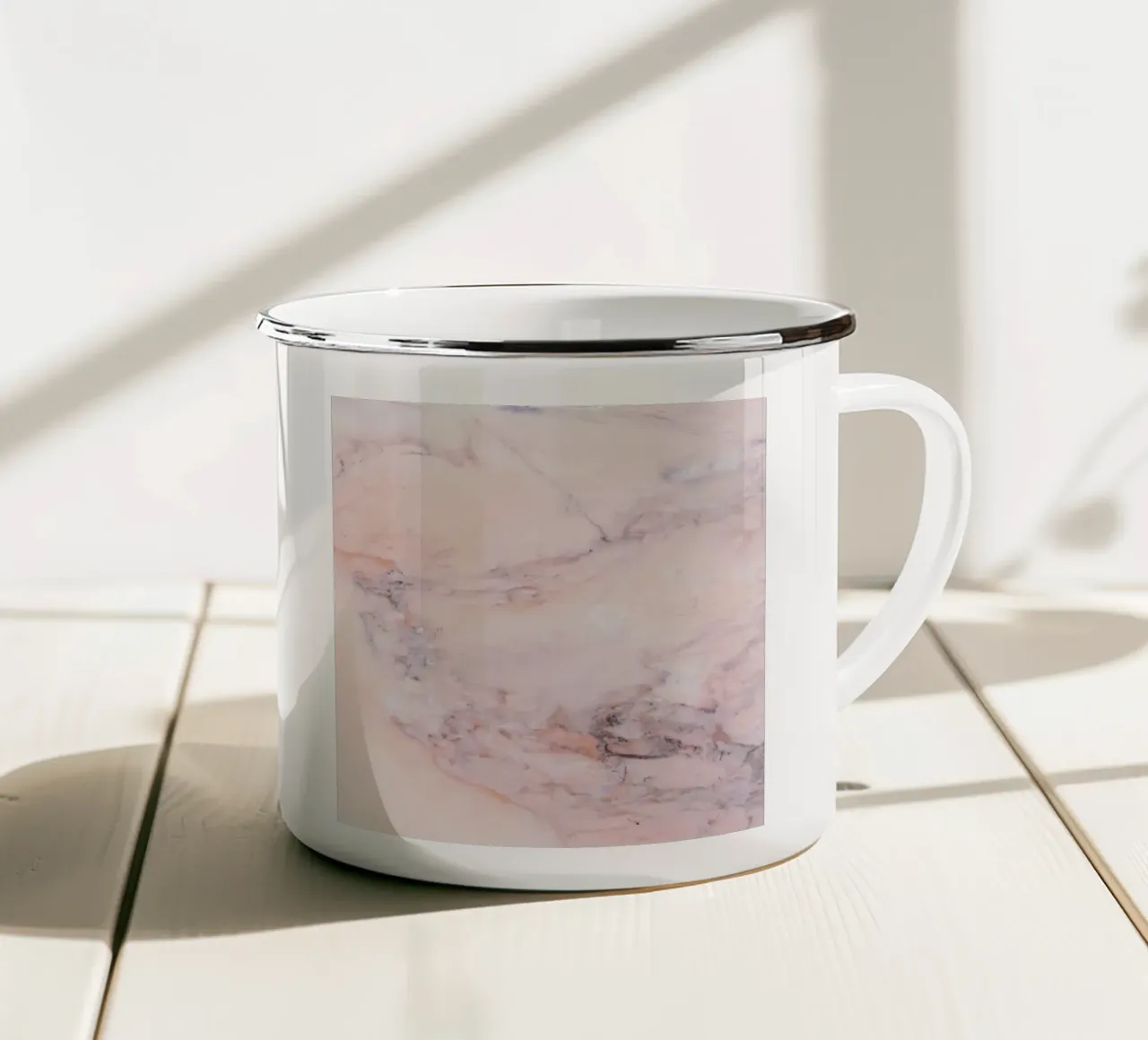 Marmo Blush tazza in smalto da cafelab