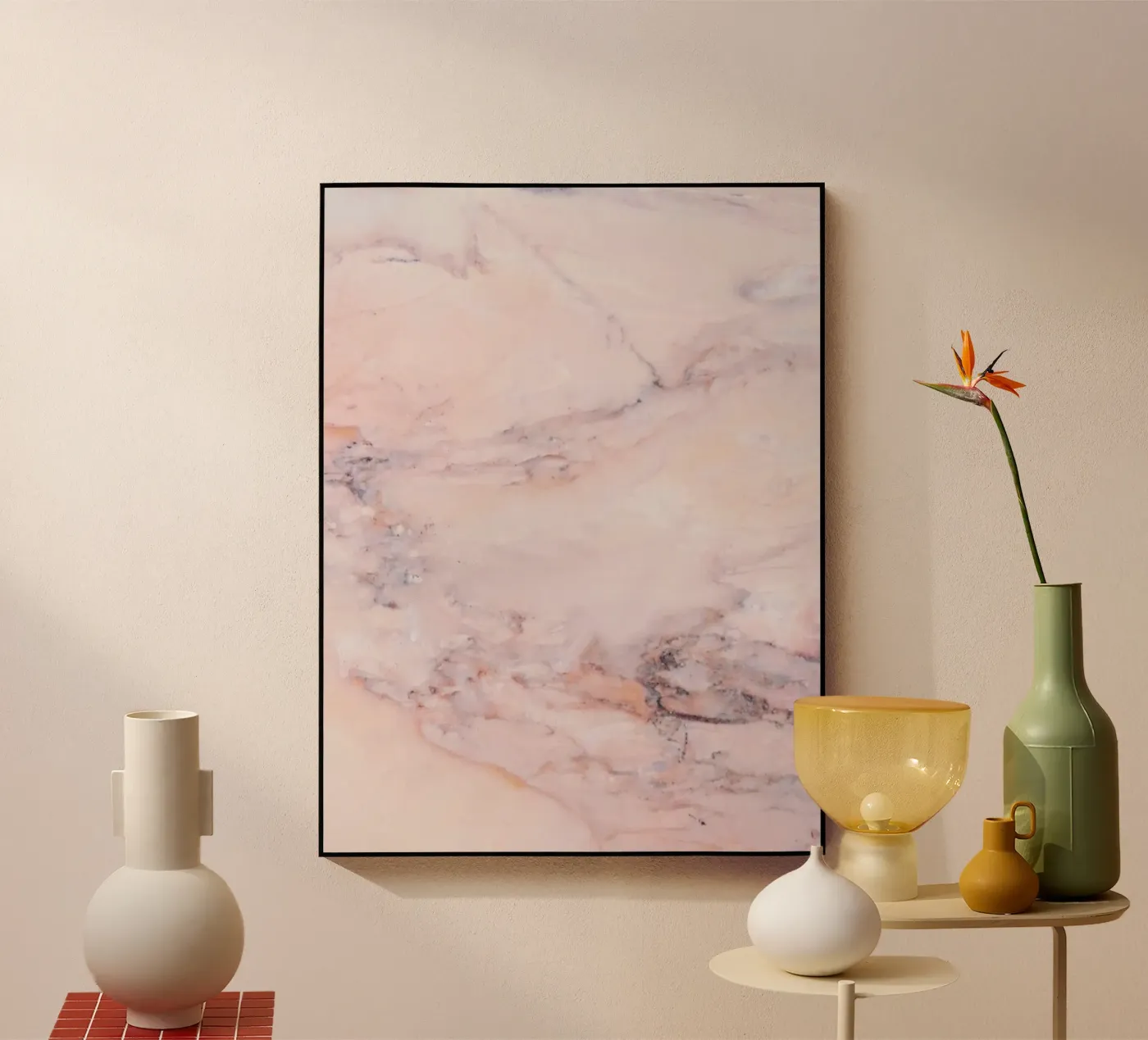 Blush Marble plexiglass da cafelab