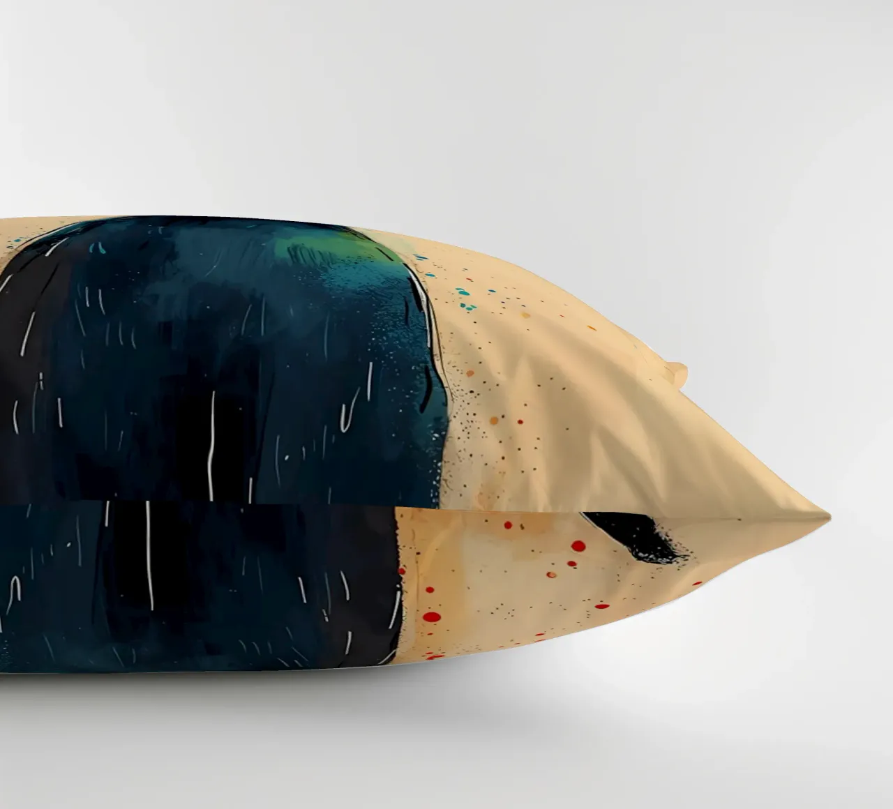 Colorful Cat Art decorative cushion by Manh beo