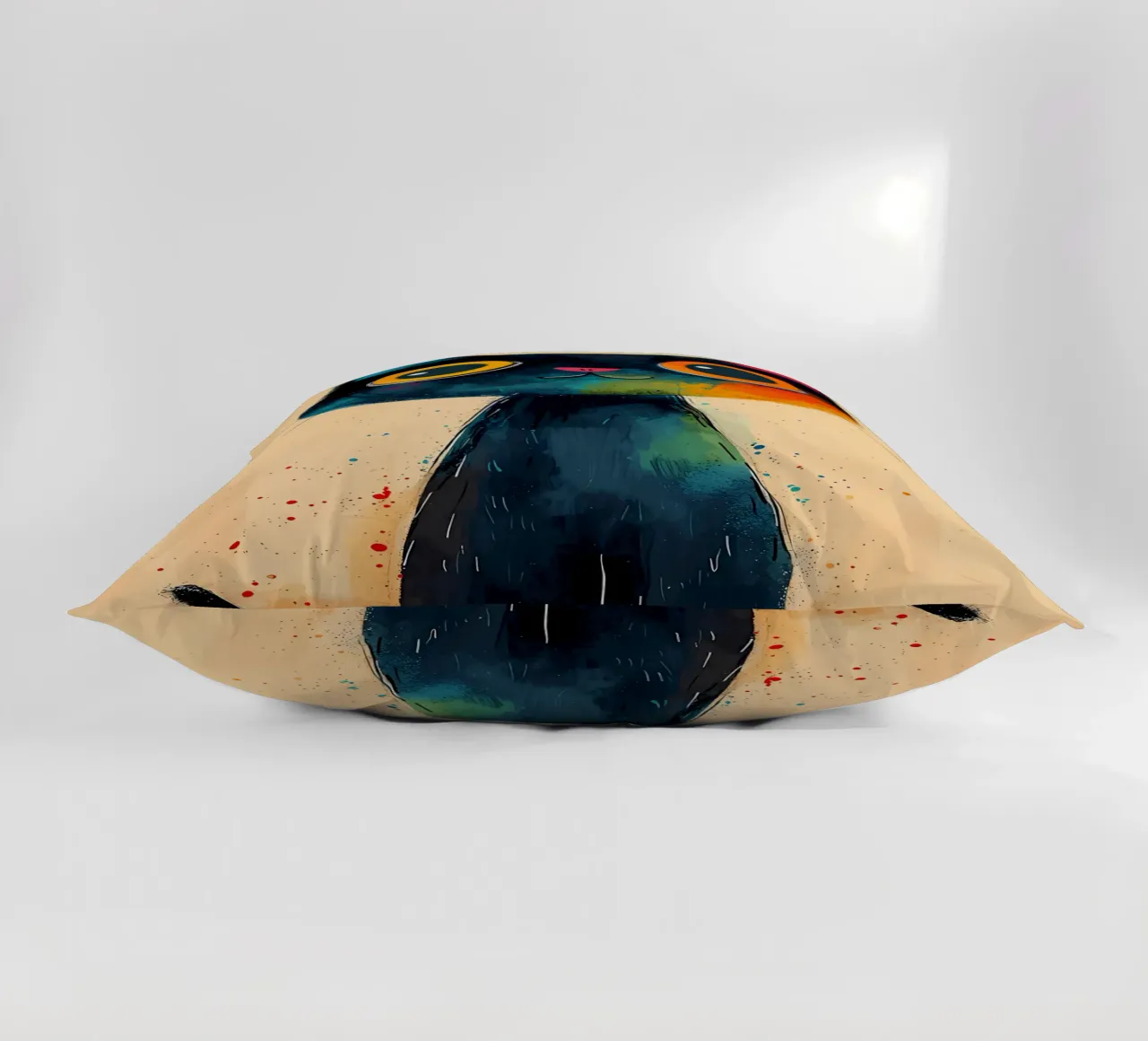 Colorful Cat Art decorative cushion by Manh beo