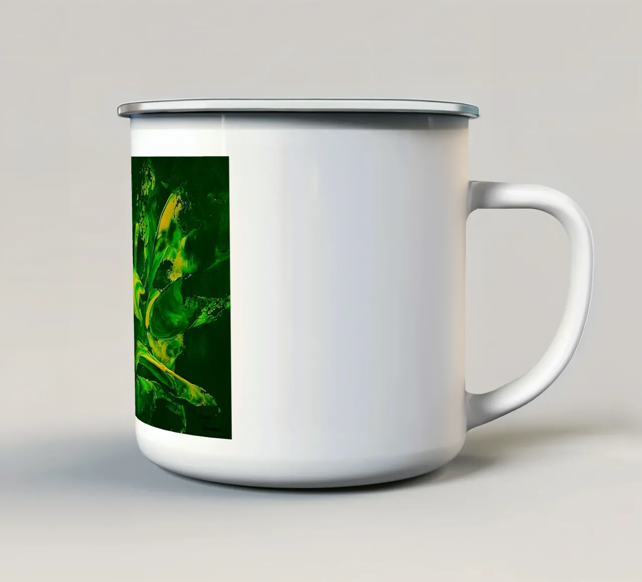 IDEAL GIFT 138 tazza in smalto da Thierry Vobmann Abstract painting